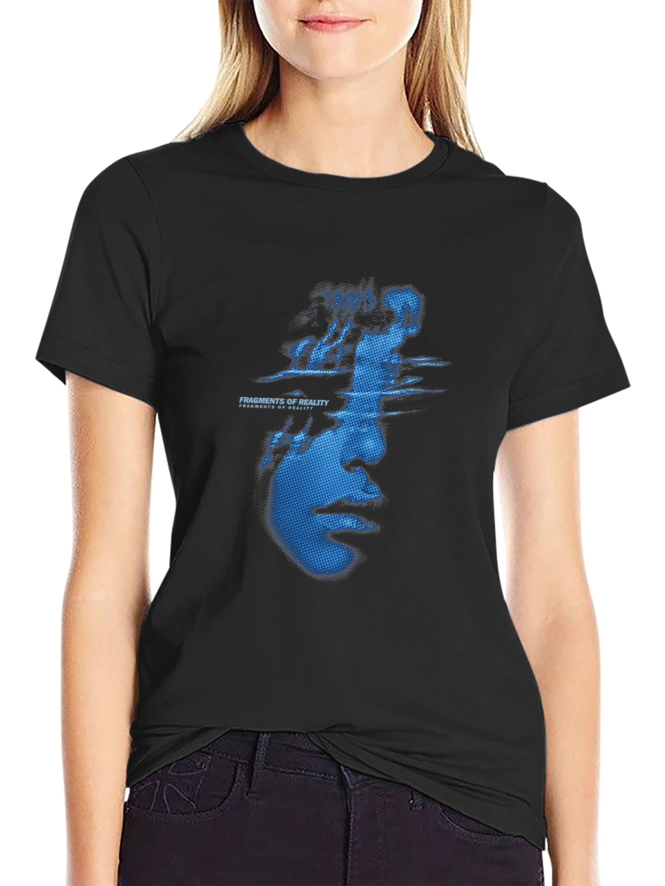 Fragments of Reality T-Shirt - Black Graphic Tee