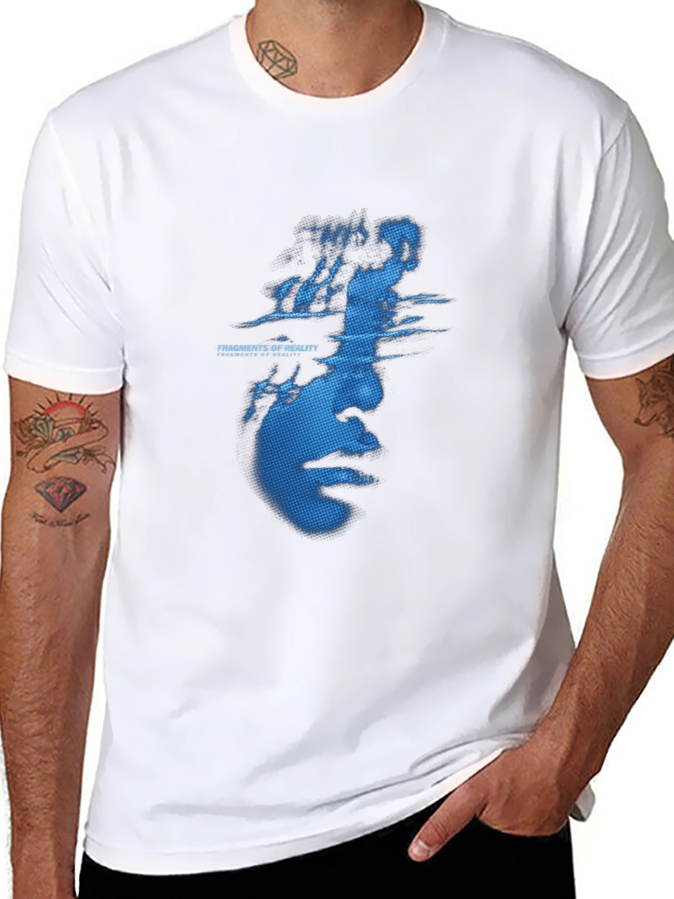 Fragments of Reality T-Shirt - Black Graphic Tee