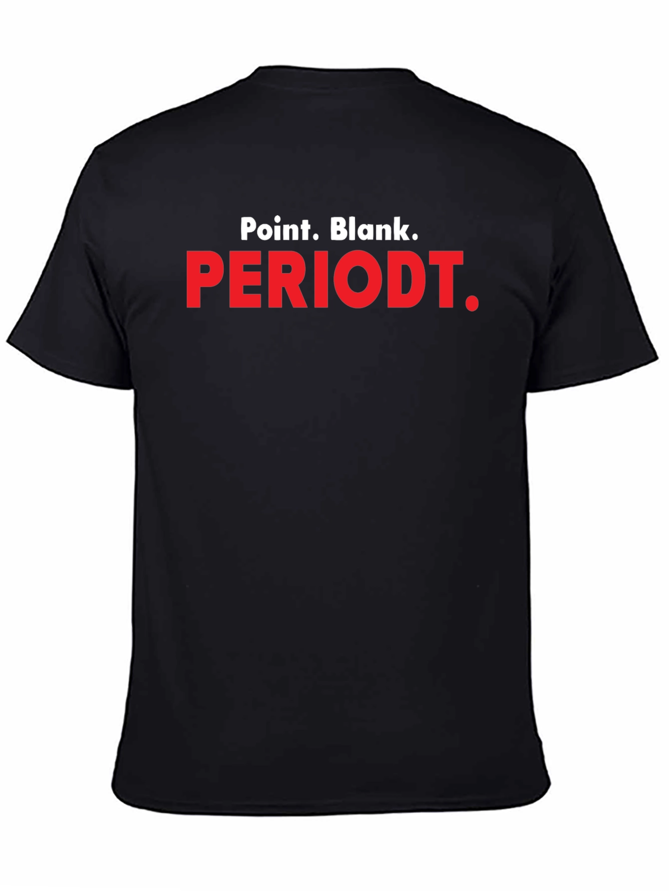 Point Blank Periodt. Black Graphic Tee