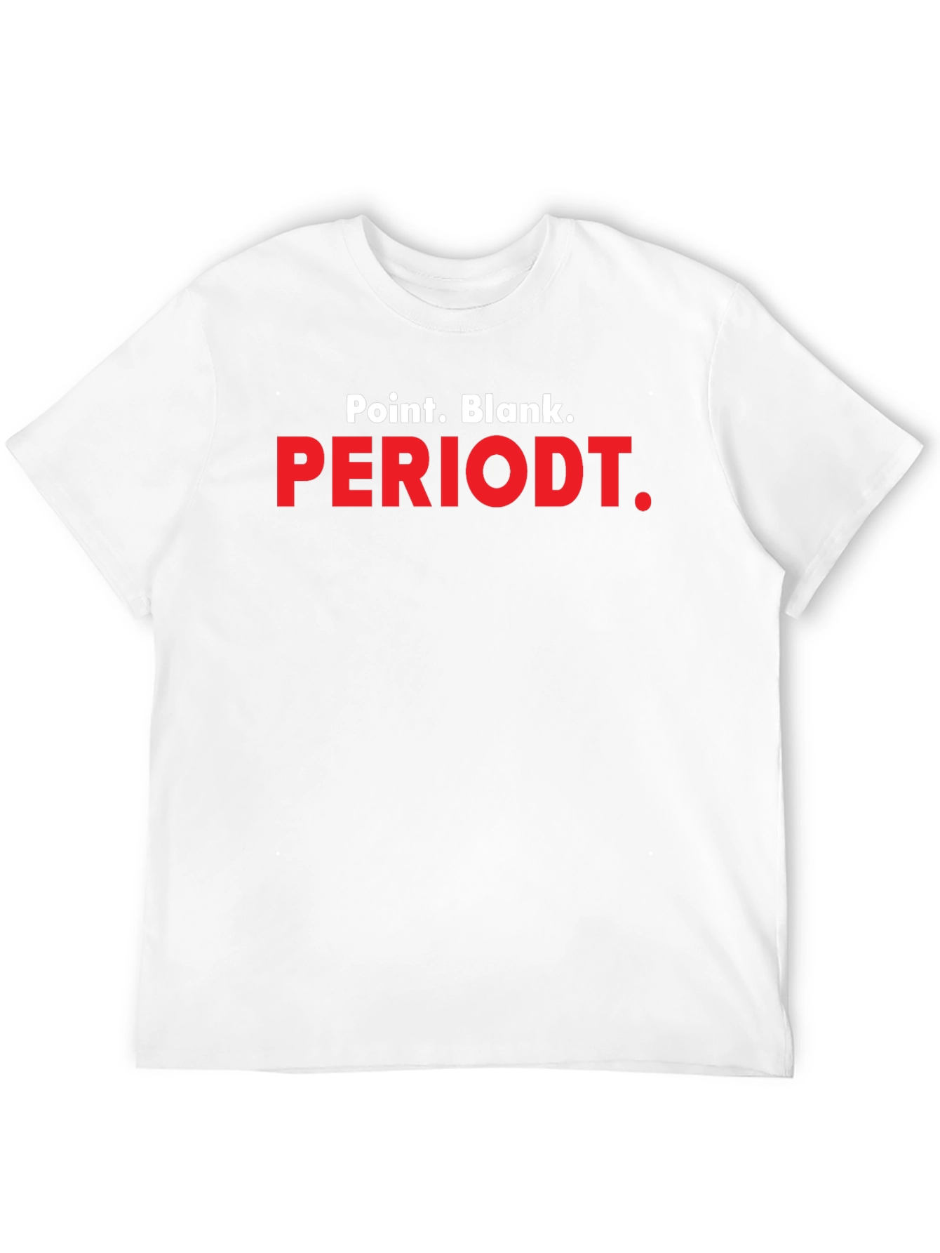 Point Blank Periodt. Black Graphic Tee