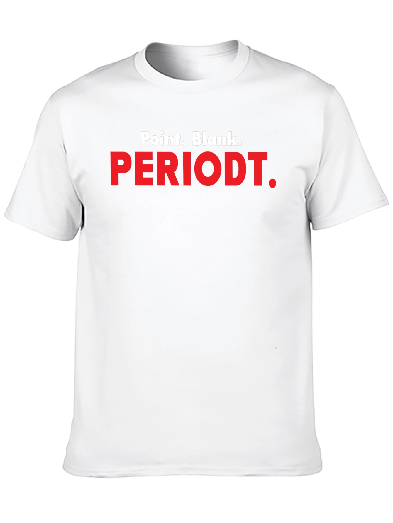 Point Blank Periodt. Black Graphic Tee