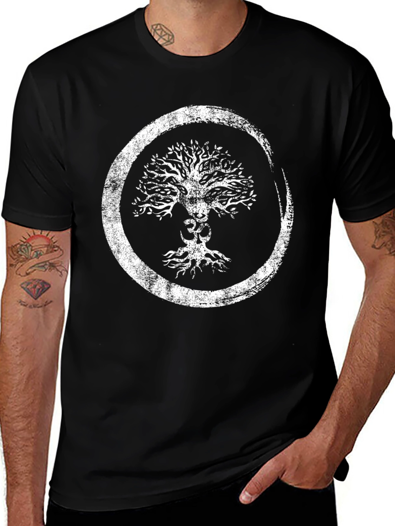 Tree of Life Graphic Tee - Black