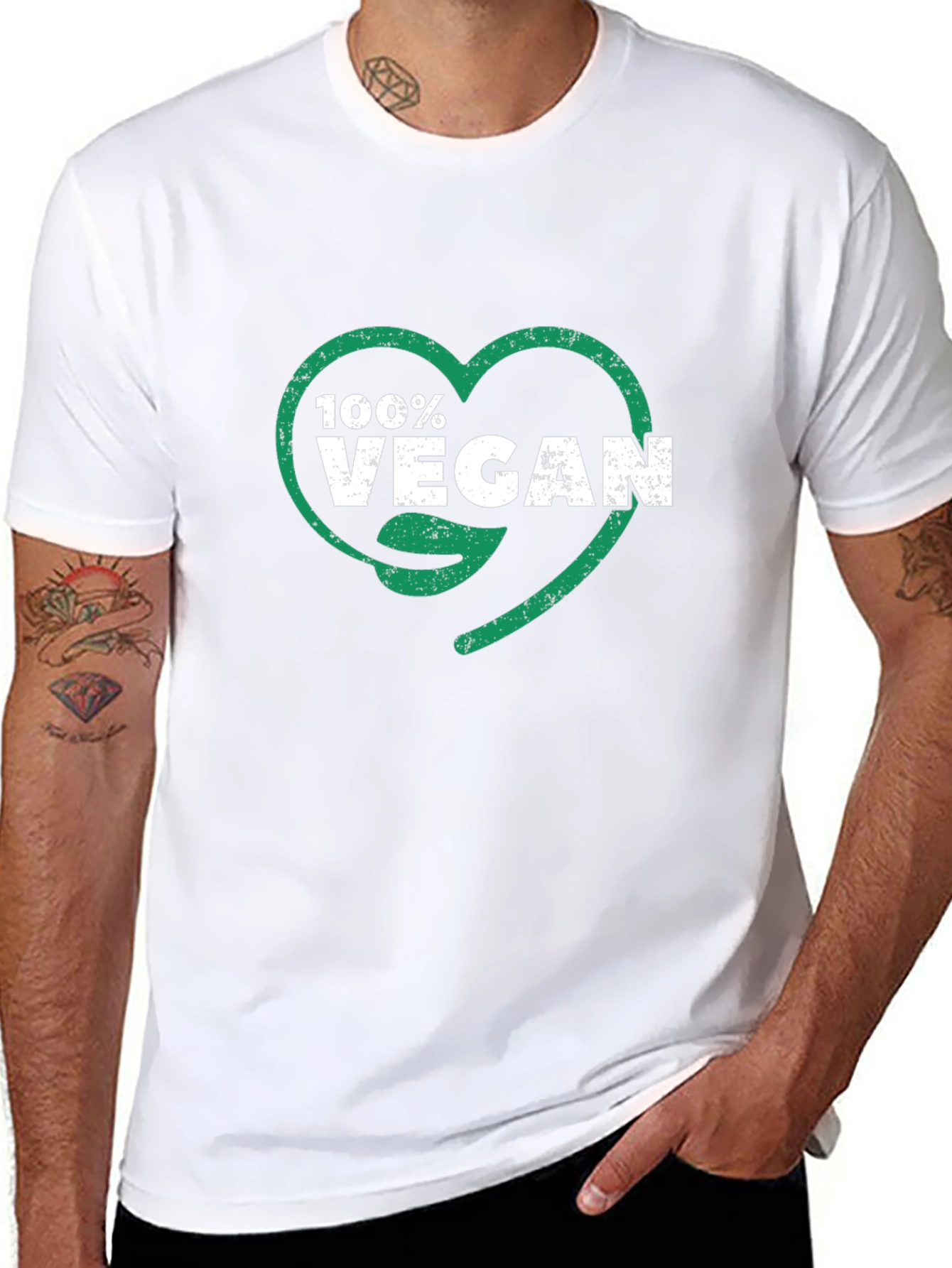 100% Vegan Graphic T-Shirt