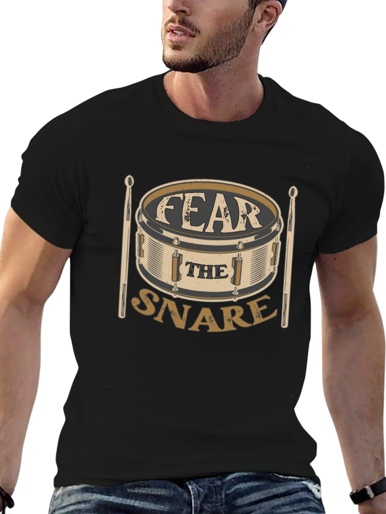 Fear the Snare T-Shirt - Drummer Gift
