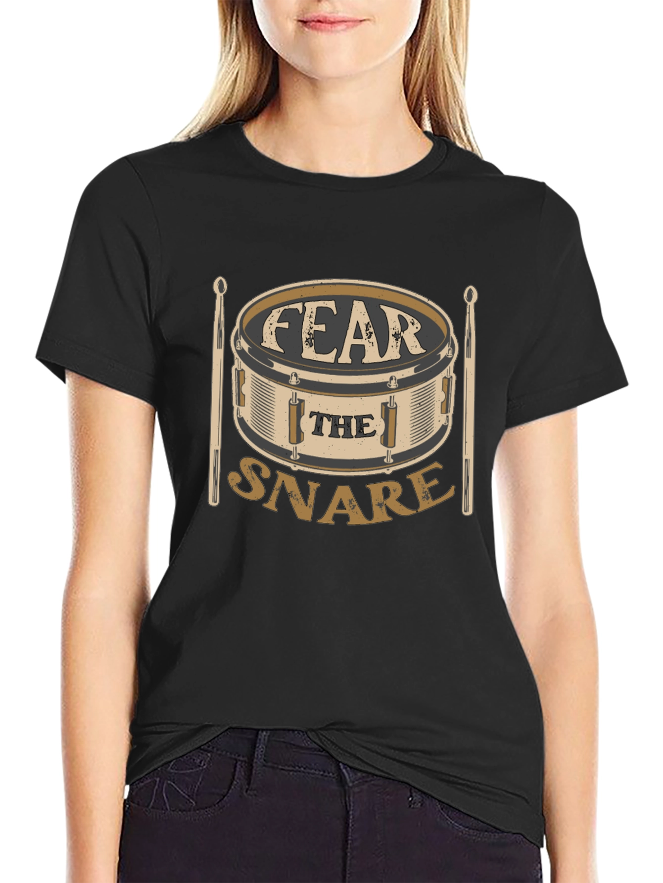 Fear the Snare T-Shirt - Drummer Gift