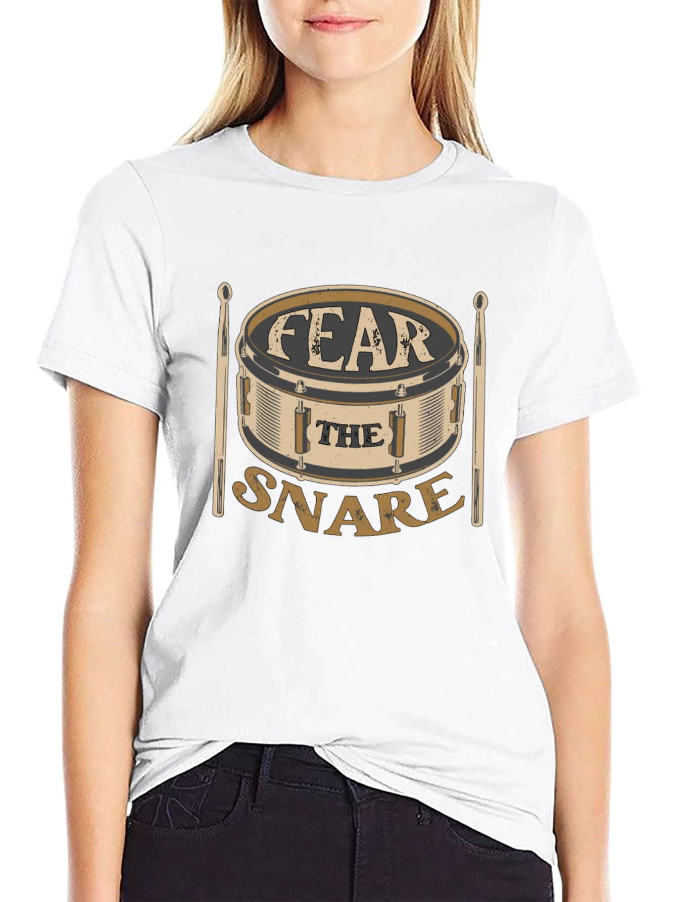 Fear the Snare T-Shirt - Drummer Gift