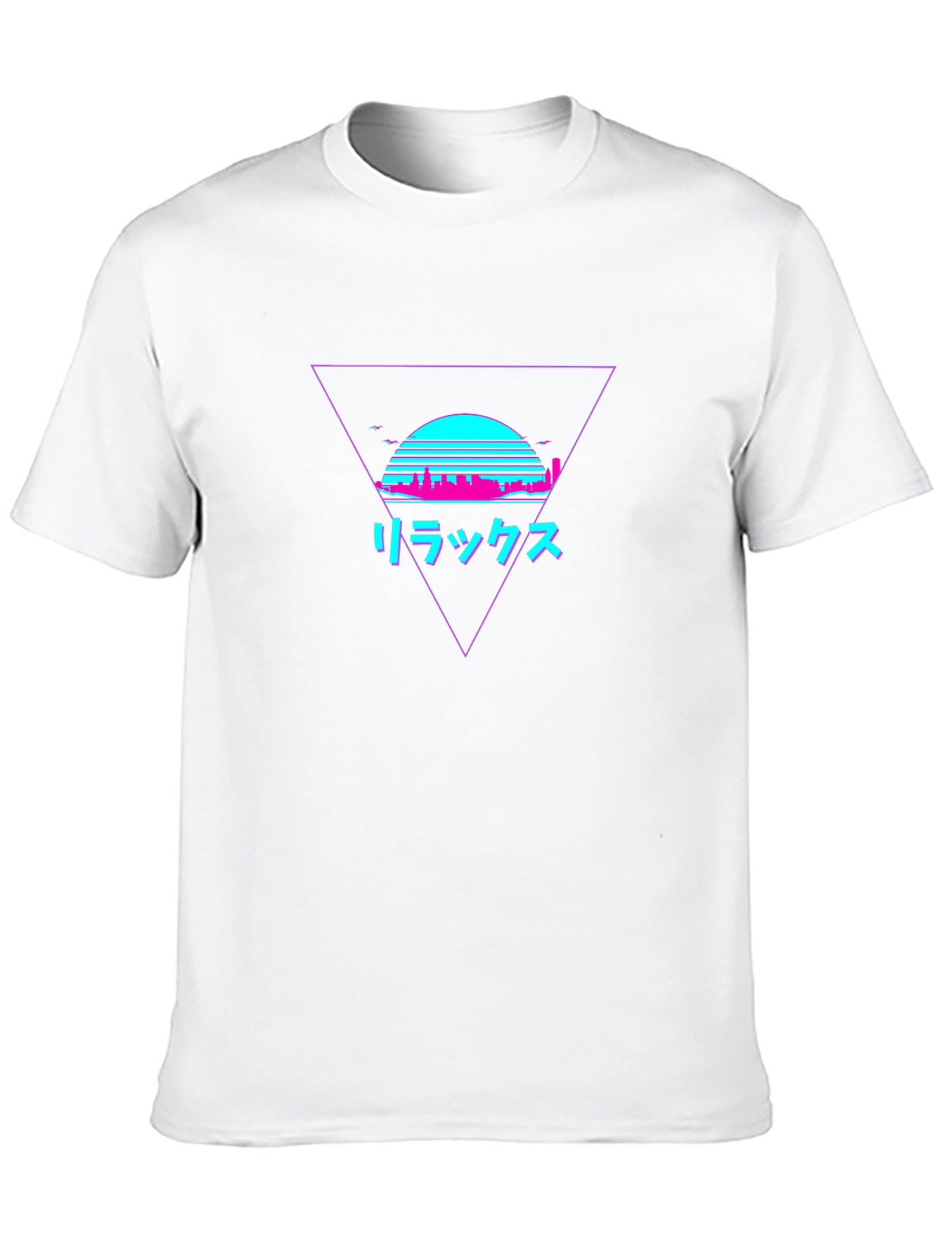 Relax Japanese Vaporwave Graphic Tee