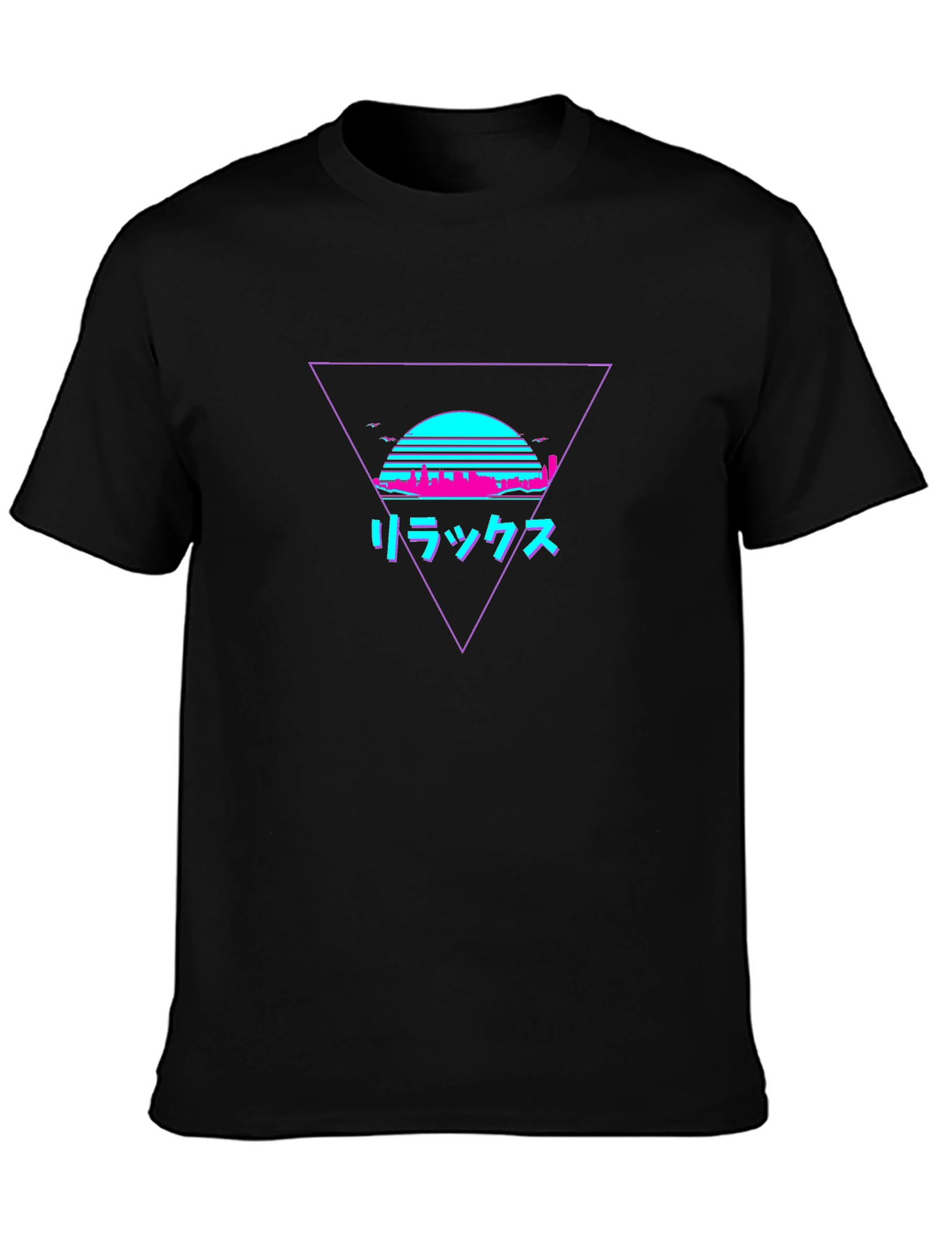 Relax Japanese Vaporwave Graphic Tee