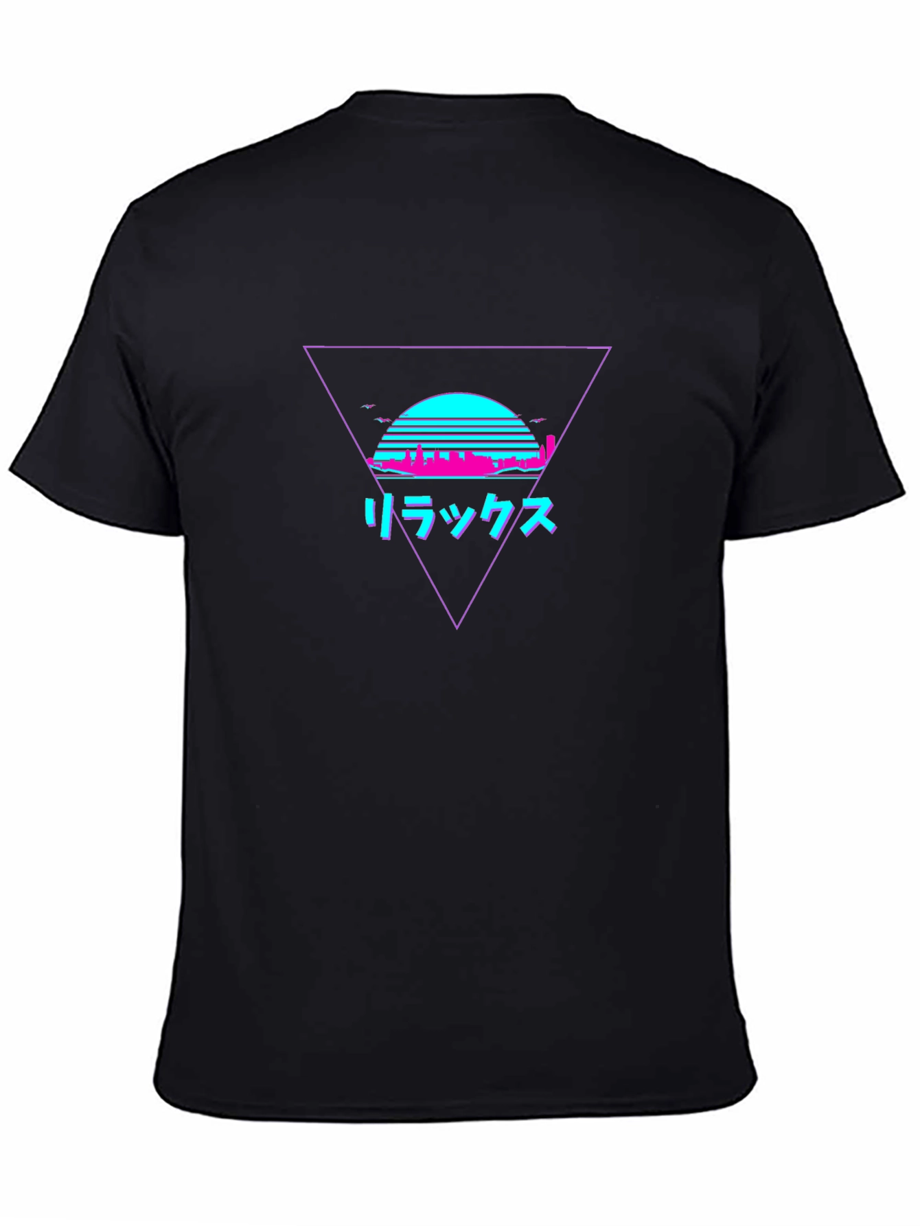 Relax Japanese Vaporwave Graphic Tee