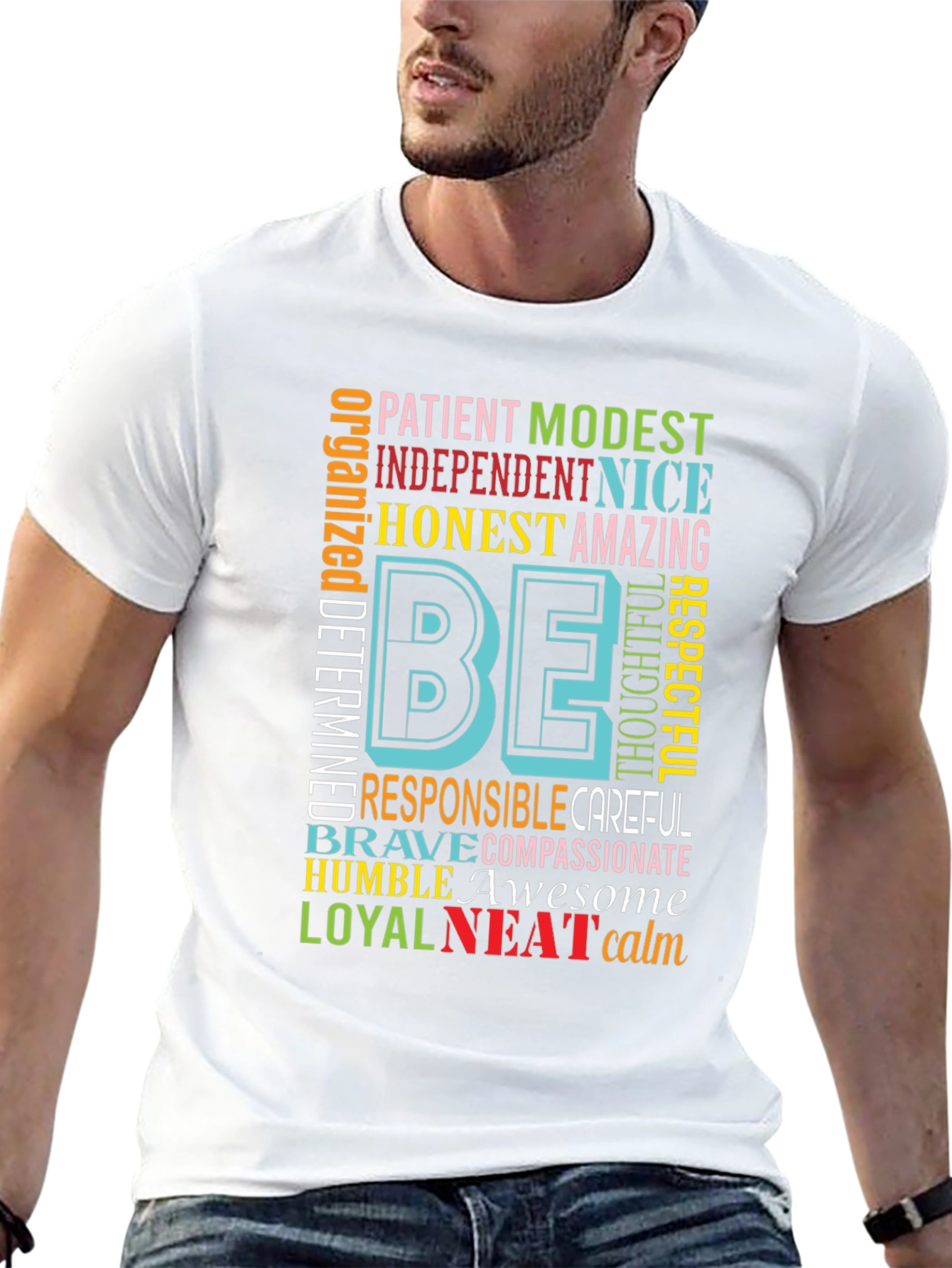 Be Kind Motivational Graphic T-Shirt