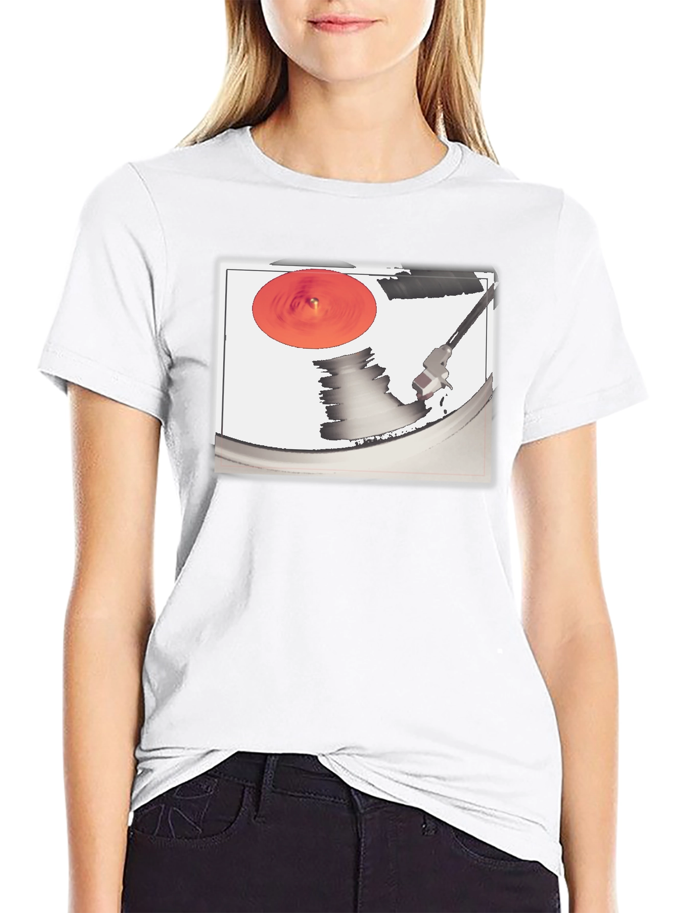 Retro Turntable Graphic T-Shirt