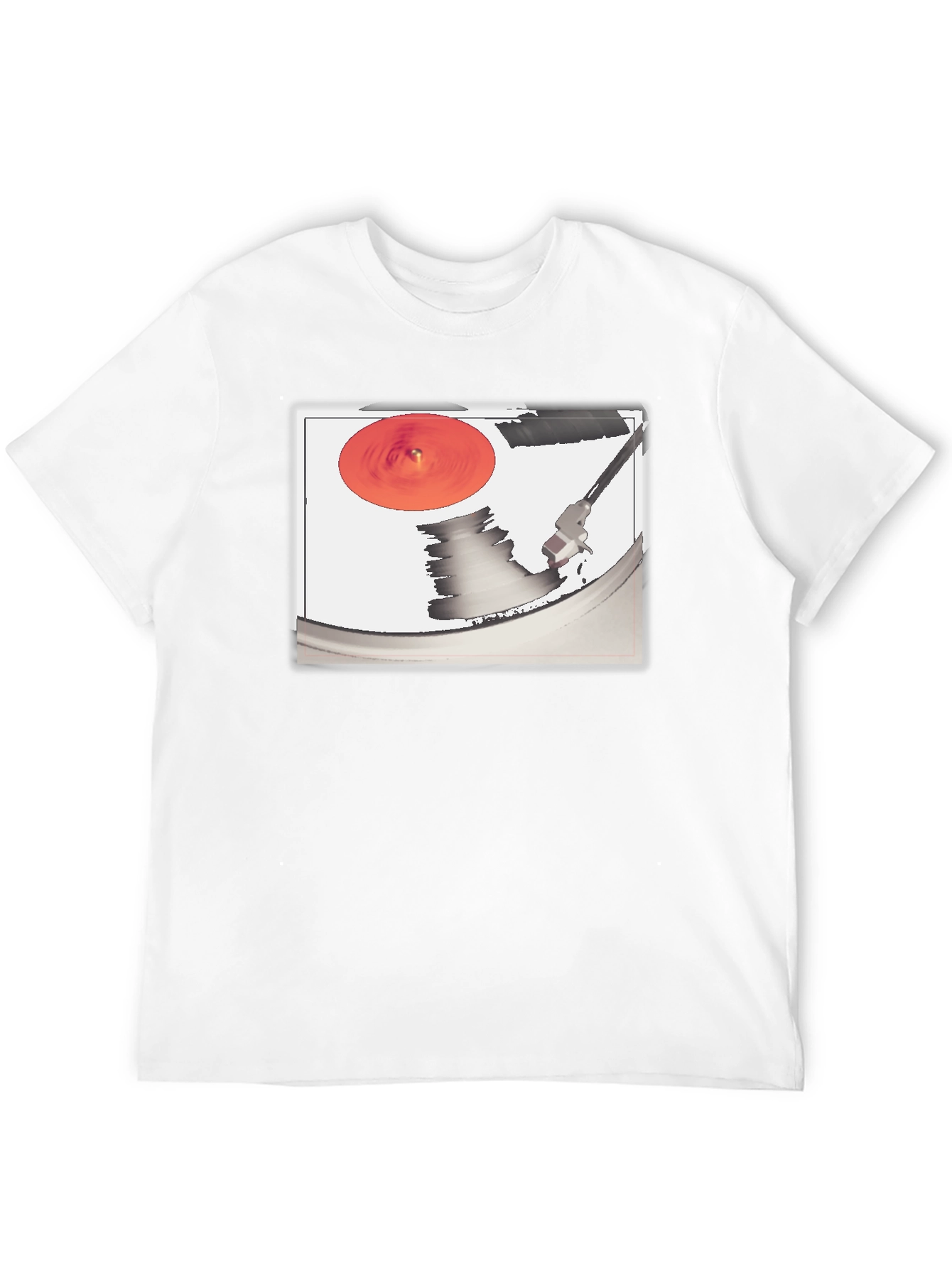 Retro Turntable Graphic T-Shirt