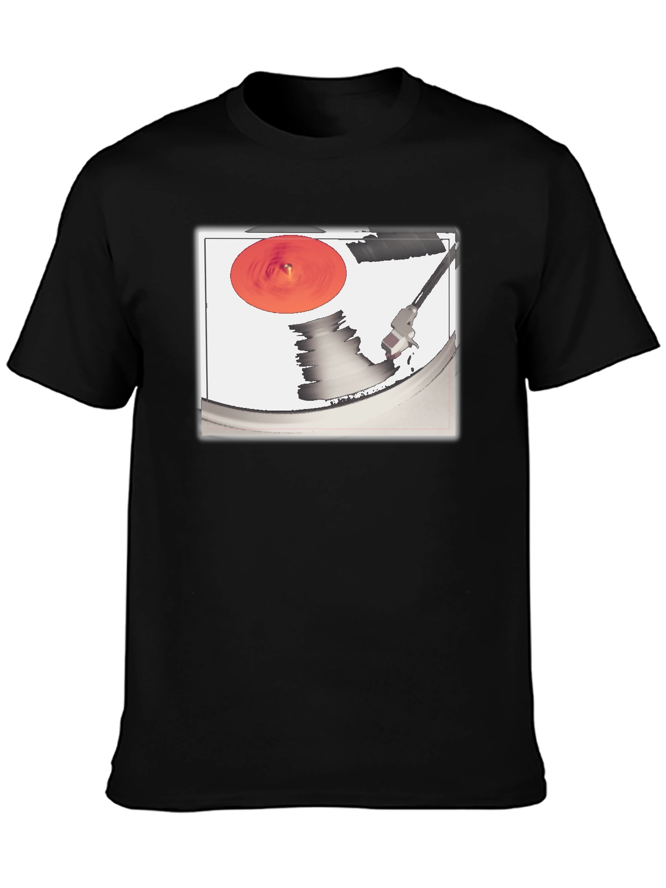 Retro Turntable Graphic T-Shirt