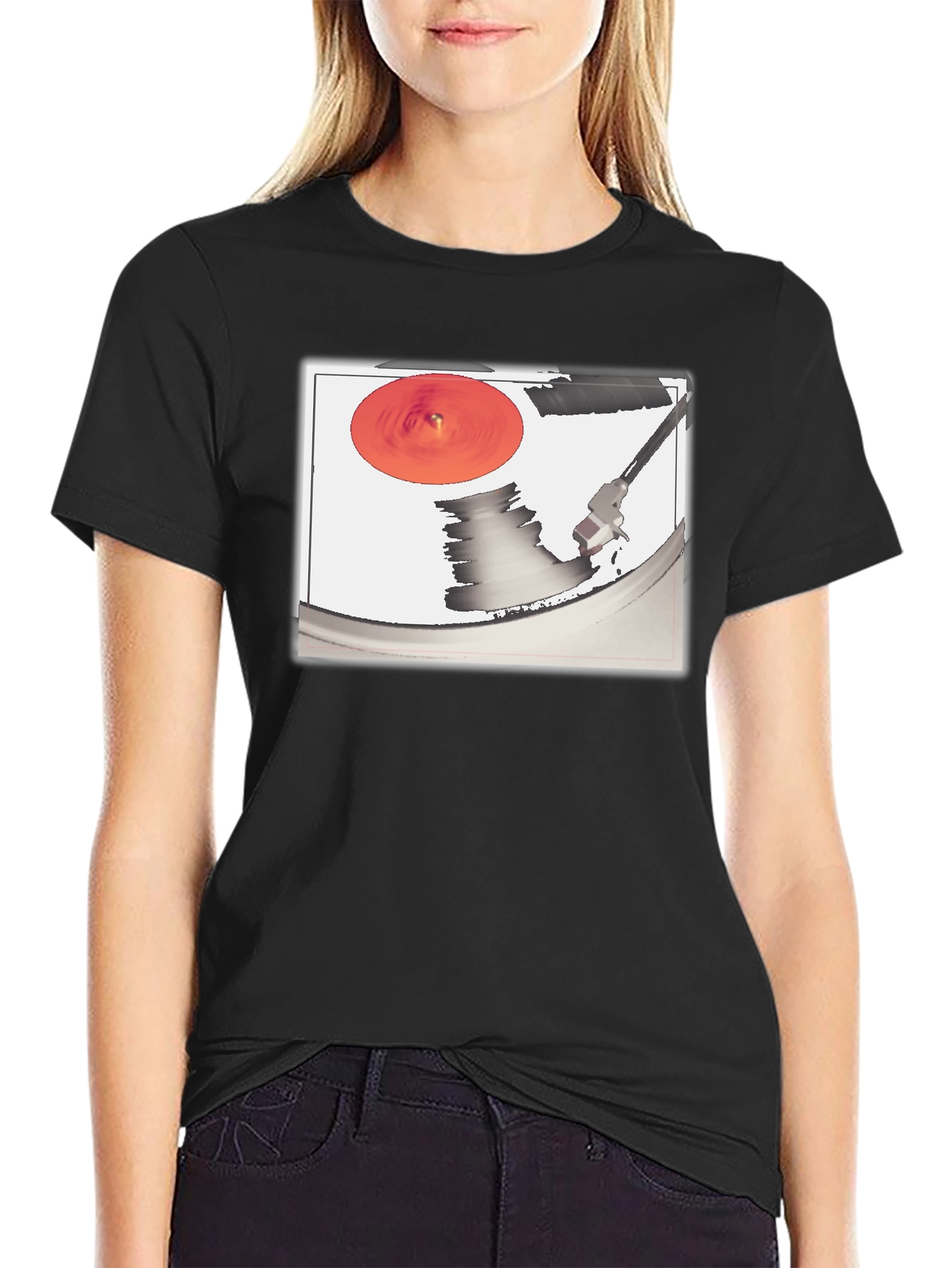 Retro Turntable Graphic T-Shirt