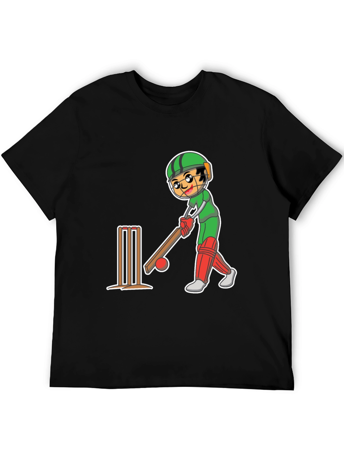 Cricket Player Graphic Tee
