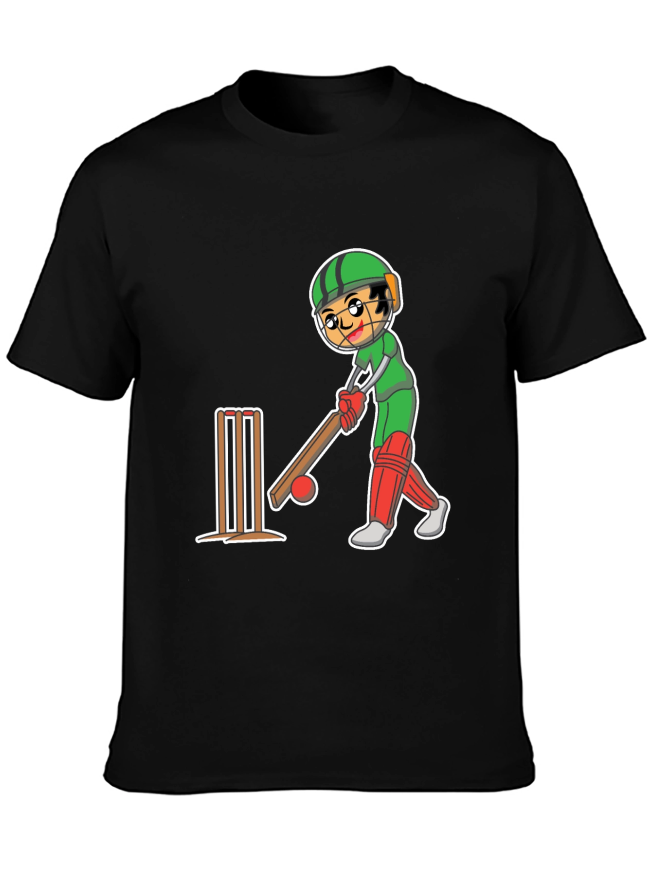 Cricket Player Graphic Tee