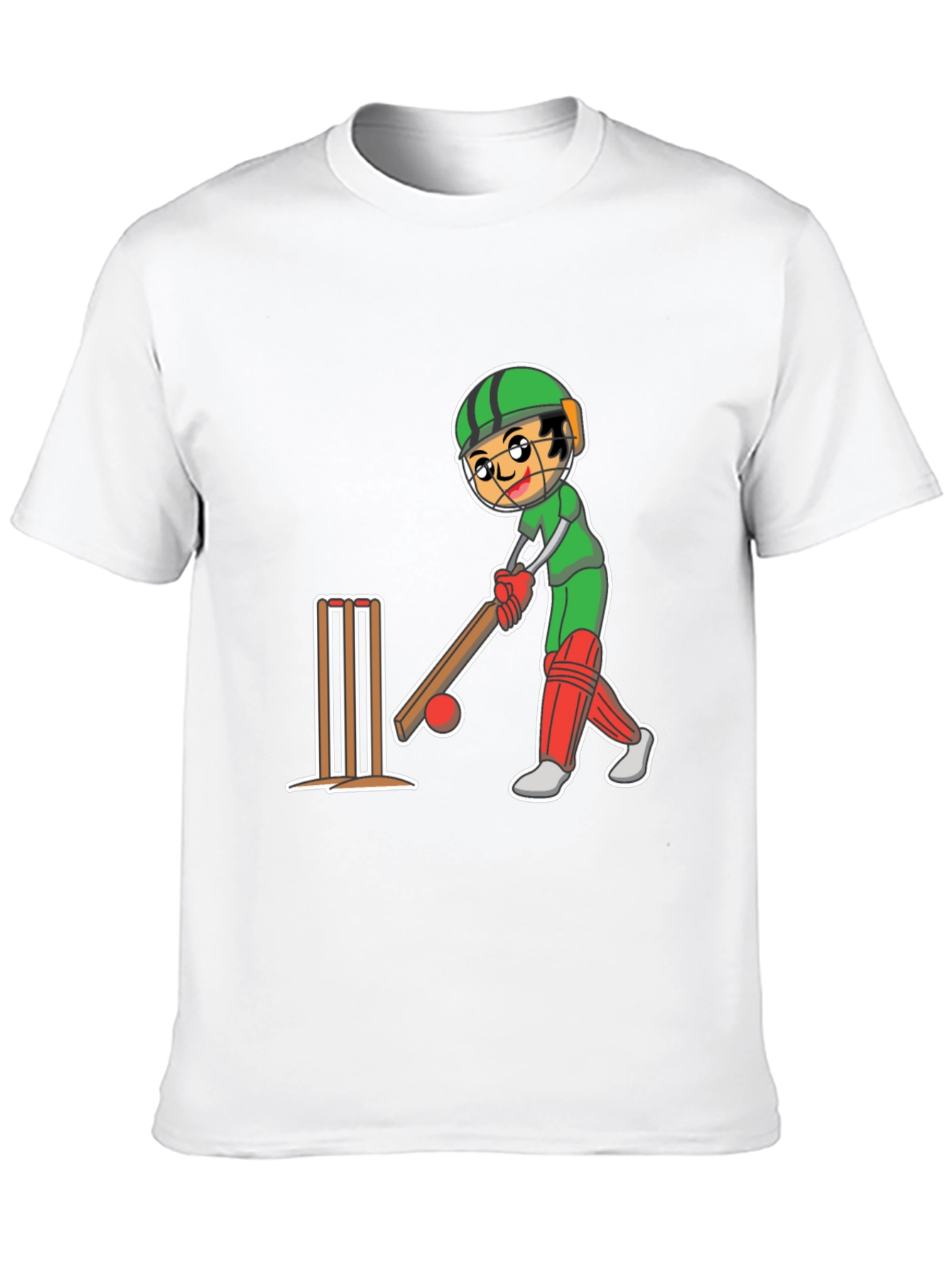Cricket Player Graphic Tee