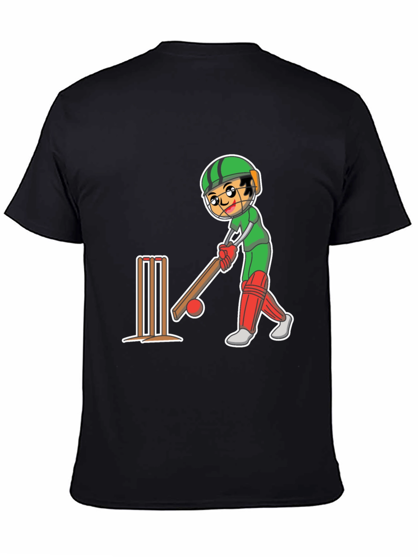 Cricket Player Graphic Tee