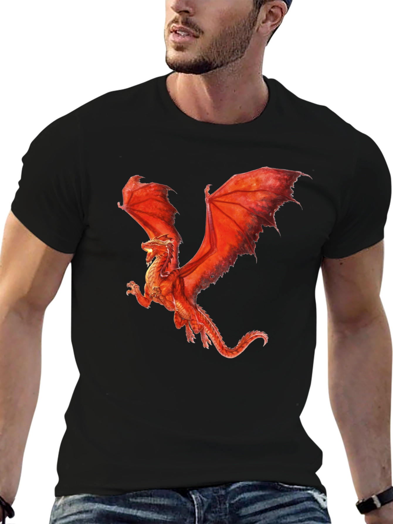 Red Dragon Graphic T-Shirt