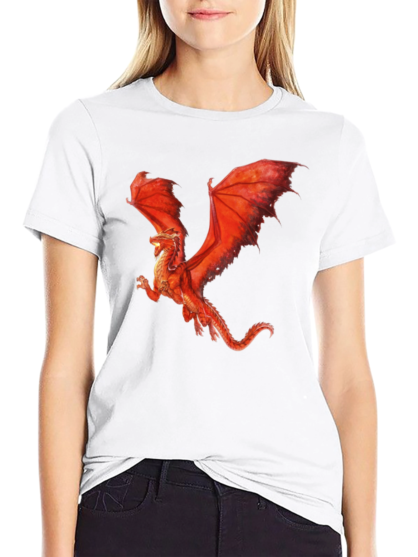 Red Dragon Graphic T-Shirt