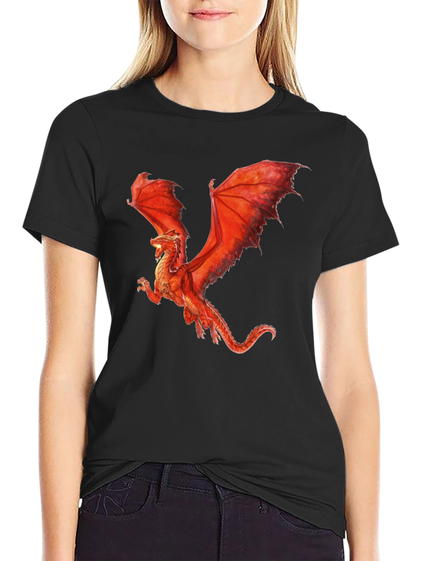 Red Dragon Graphic T-Shirt