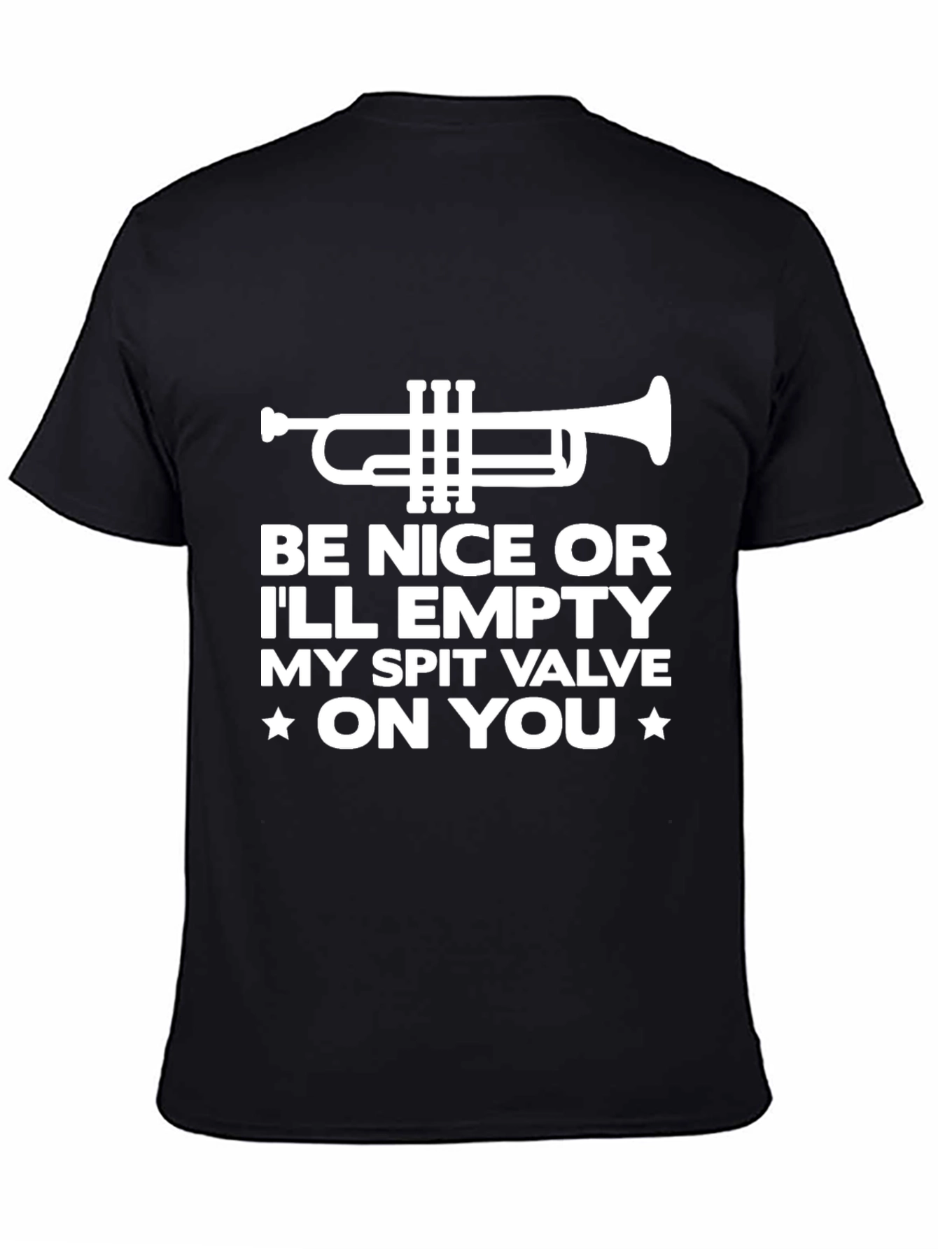 Funny Trumpet T-Shirt - Spit Valve Warning