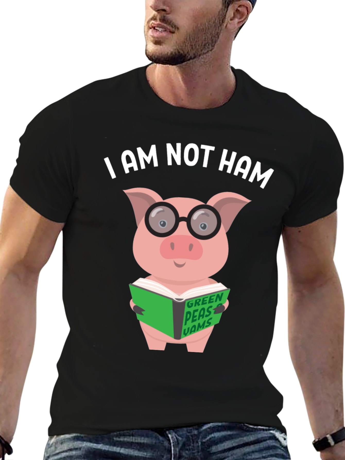 I Am Not Ham - Pig Reading Book T-Shirt
