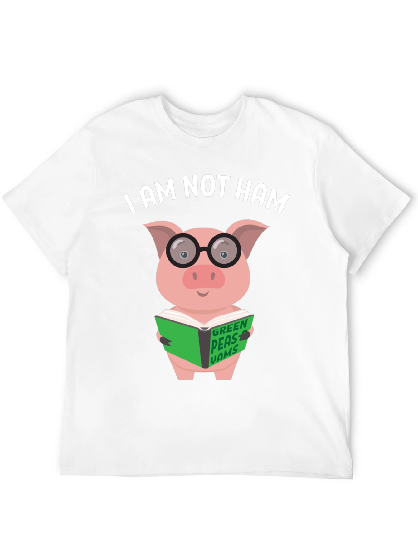 I Am Not Ham - Pig Reading Book T-Shirt