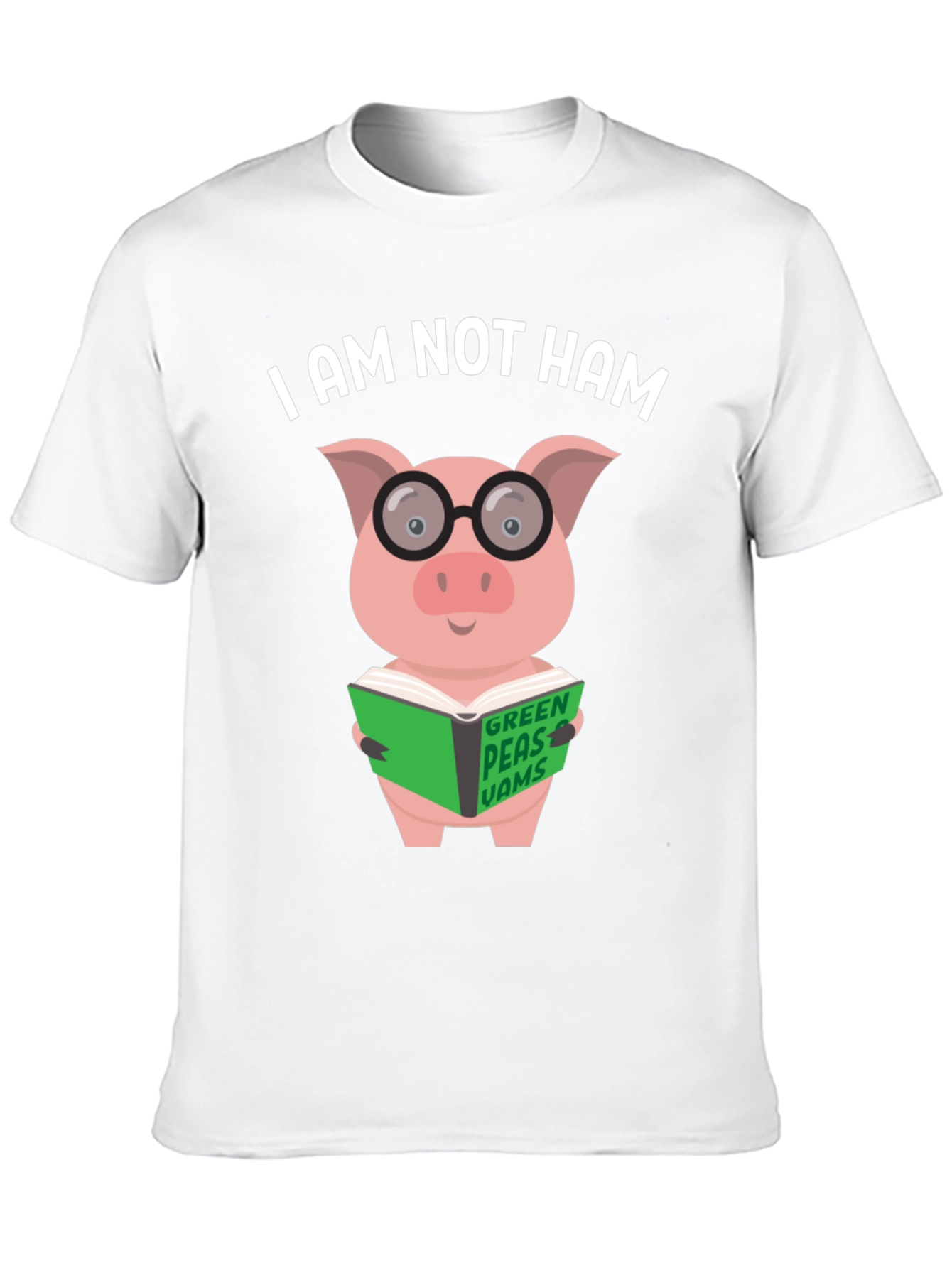 I Am Not Ham - Pig Reading Book T-Shirt