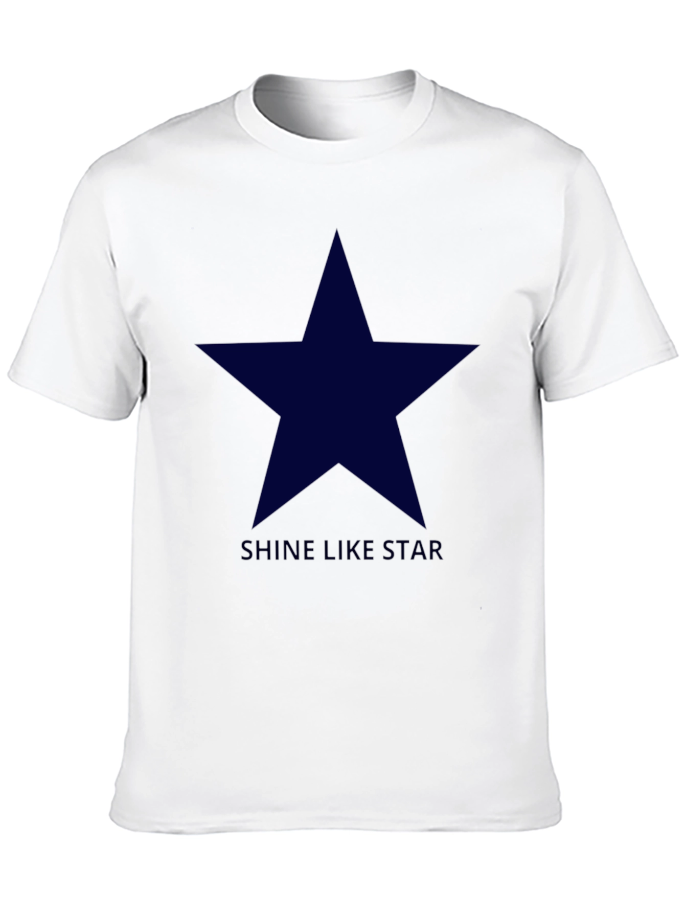 Shine Like Star - Mens Black Graphic Tee