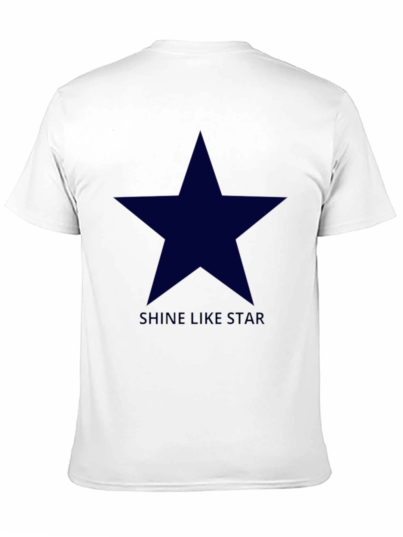 Shine Like Star - Mens Black Graphic Tee