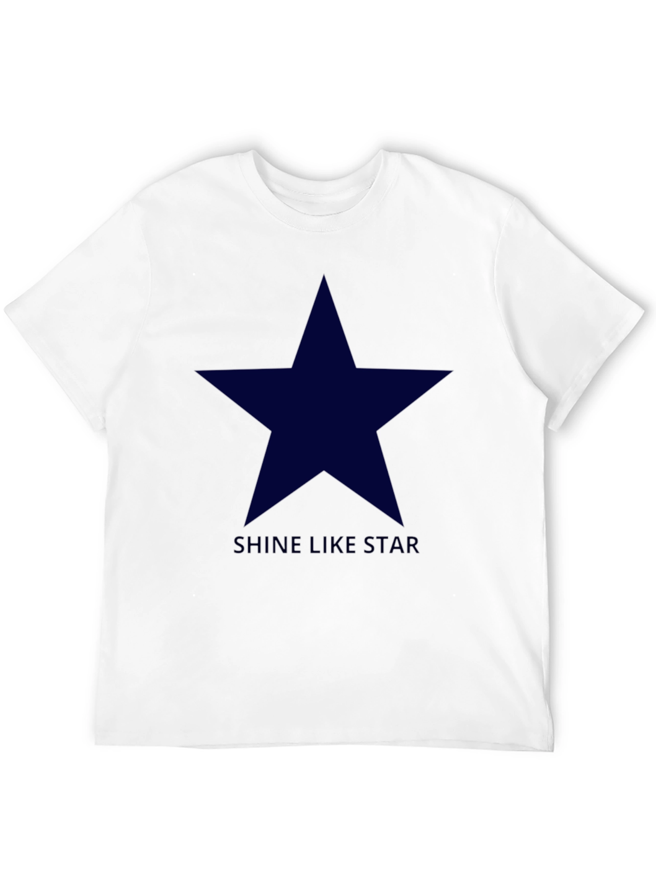 Shine Like Star - Mens Black Graphic Tee
