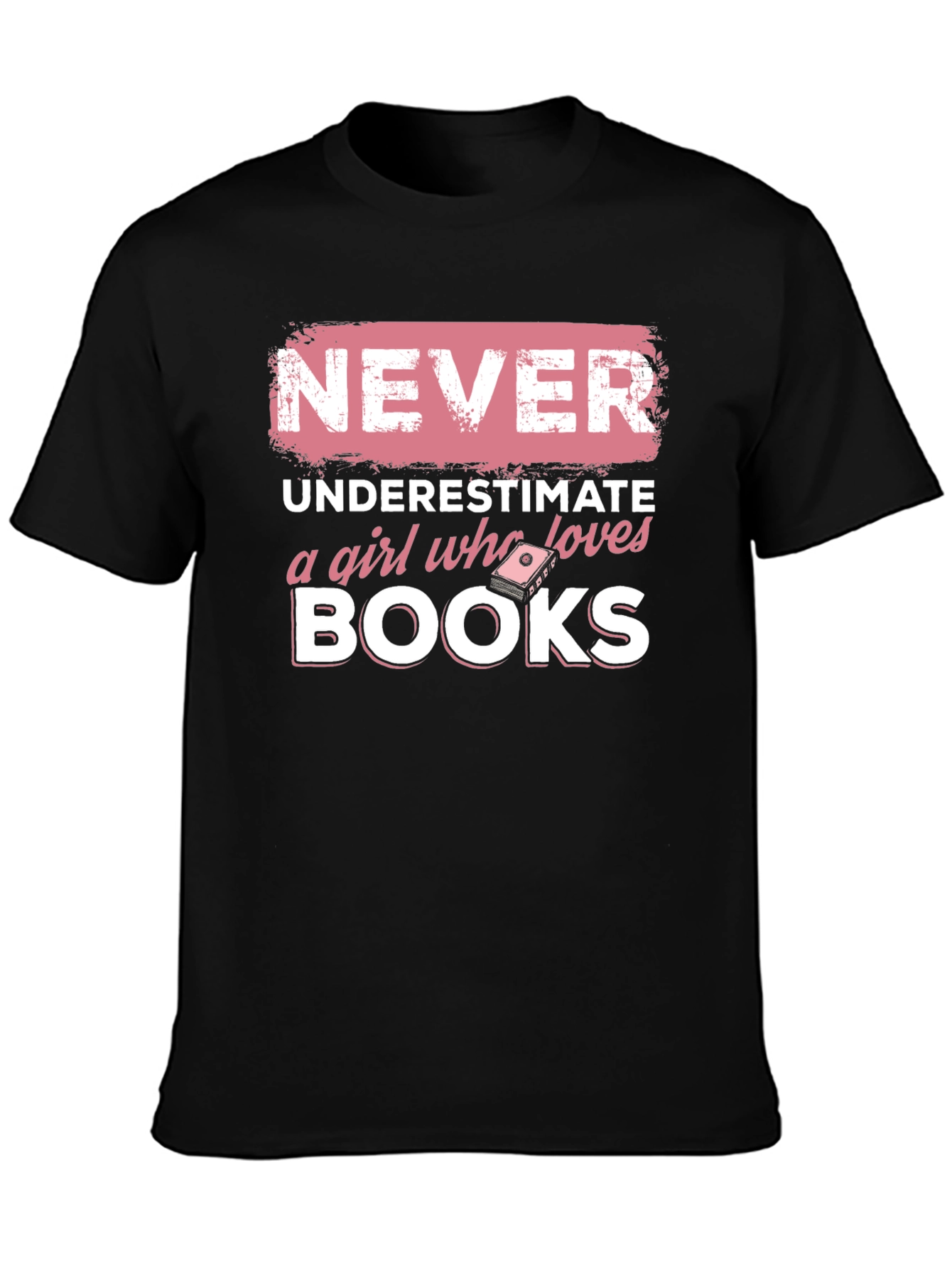 Never Underestimate Book Lover T-Shirt