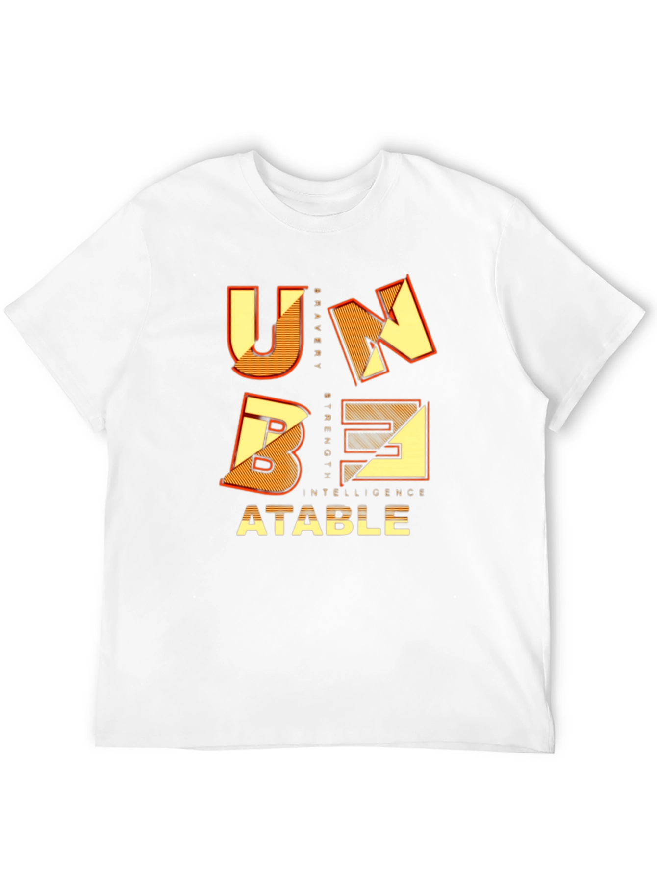 Unbeatable Graphic T-Shirt - Bravery Strength Intelligence
