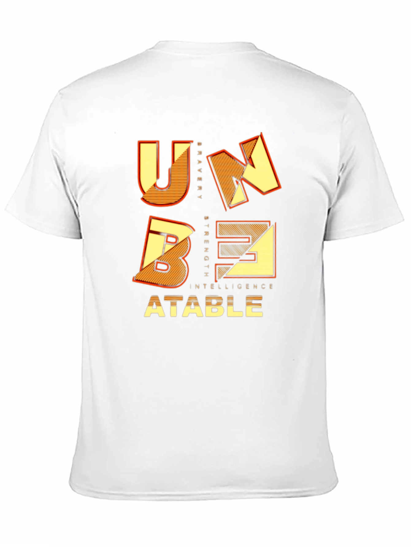Unbeatable Graphic T-Shirt - Bravery Strength Intelligence