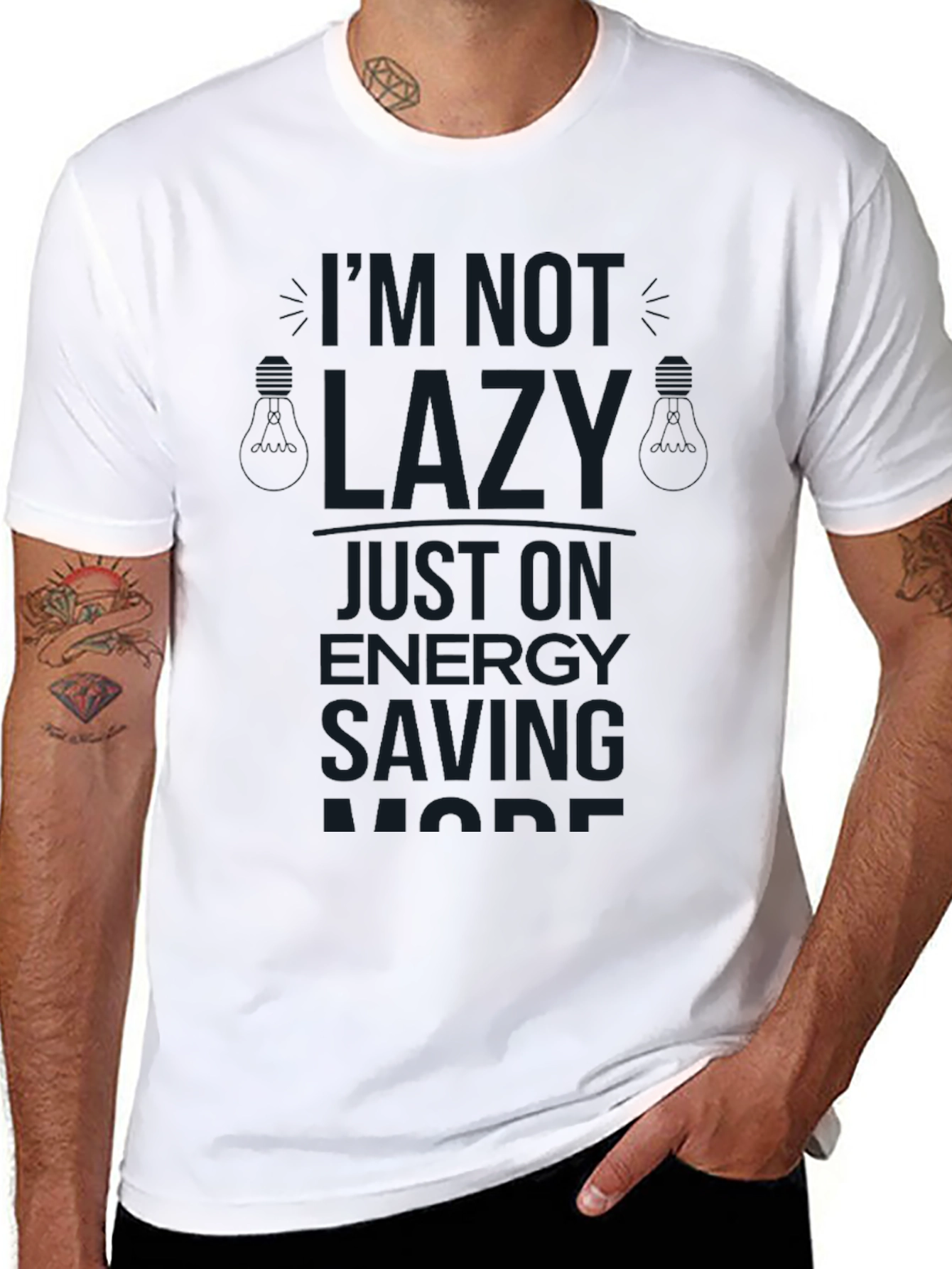 Im Not Lazy Graphic T-Shirt