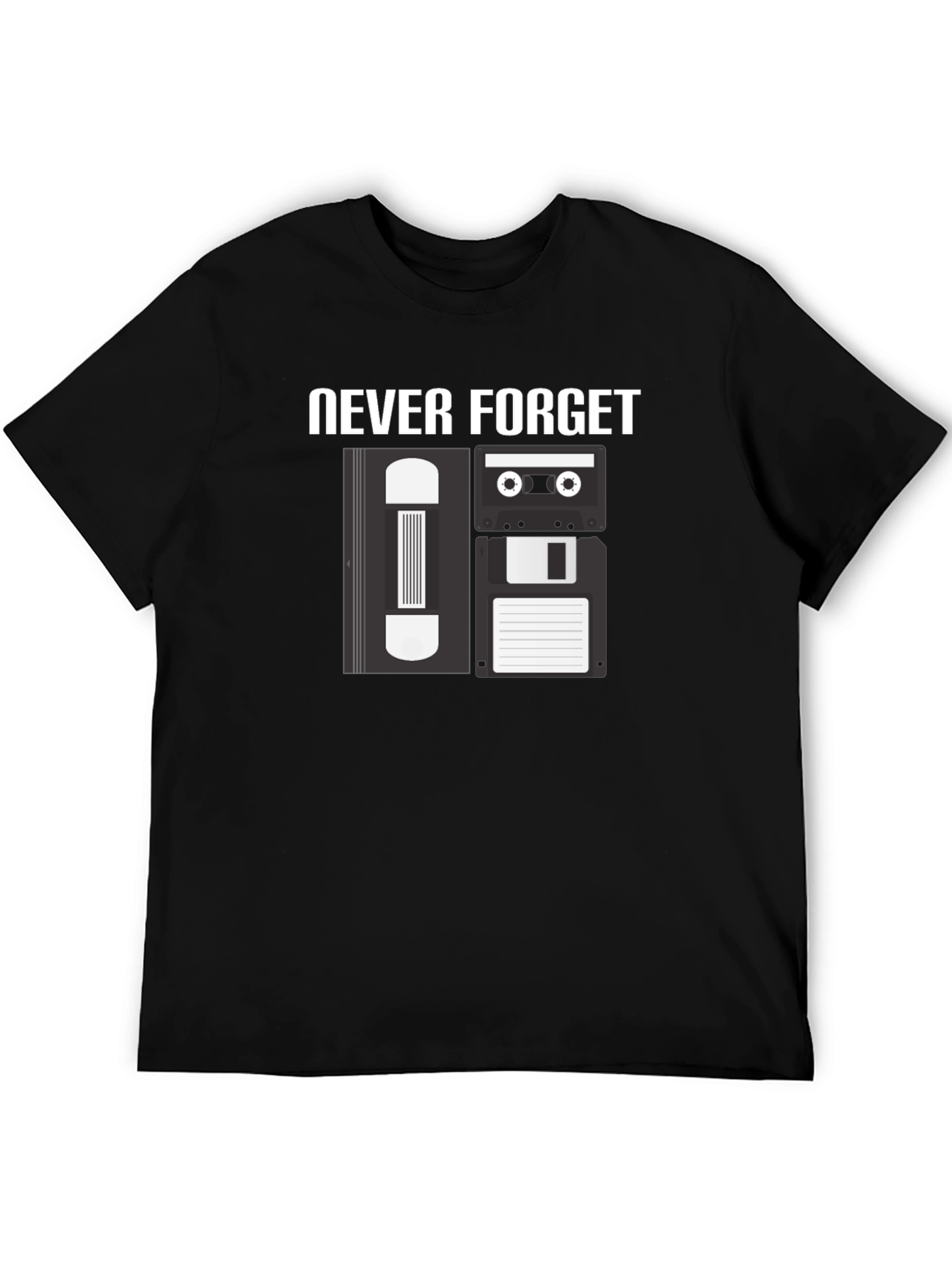Never Forget T-Shirt - Retro Media