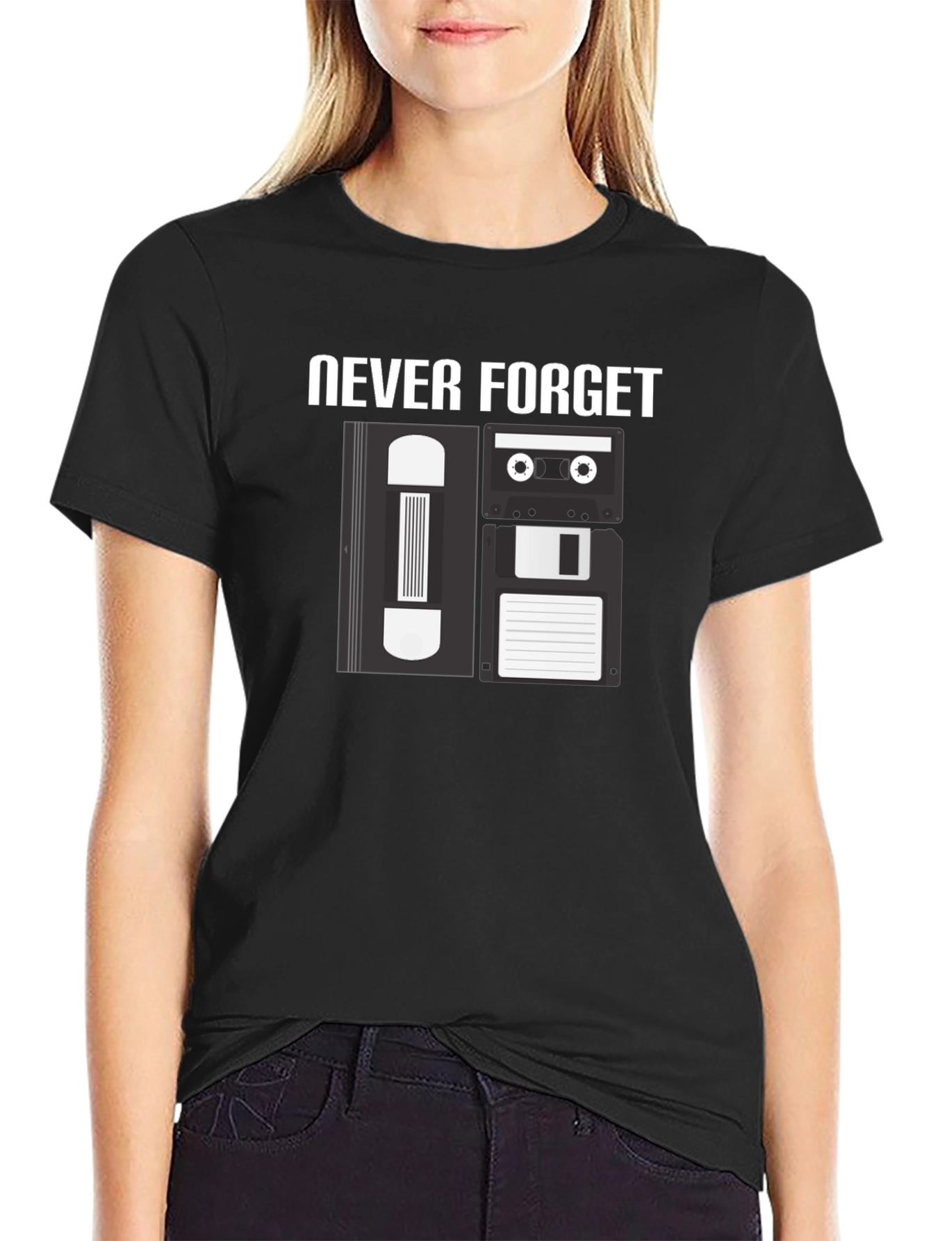 Never Forget T-Shirt - Retro Media