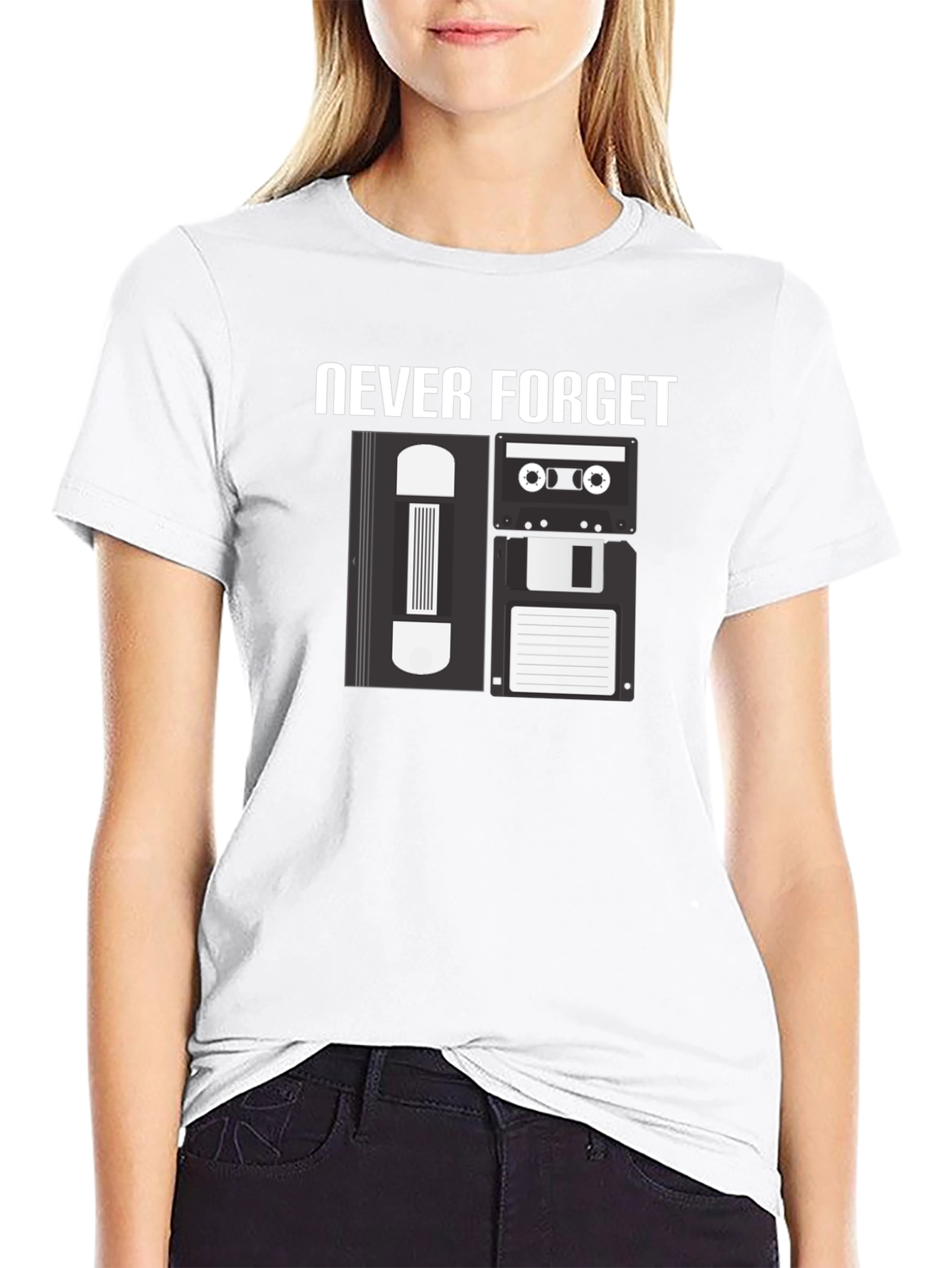Never Forget T-Shirt - Retro Media