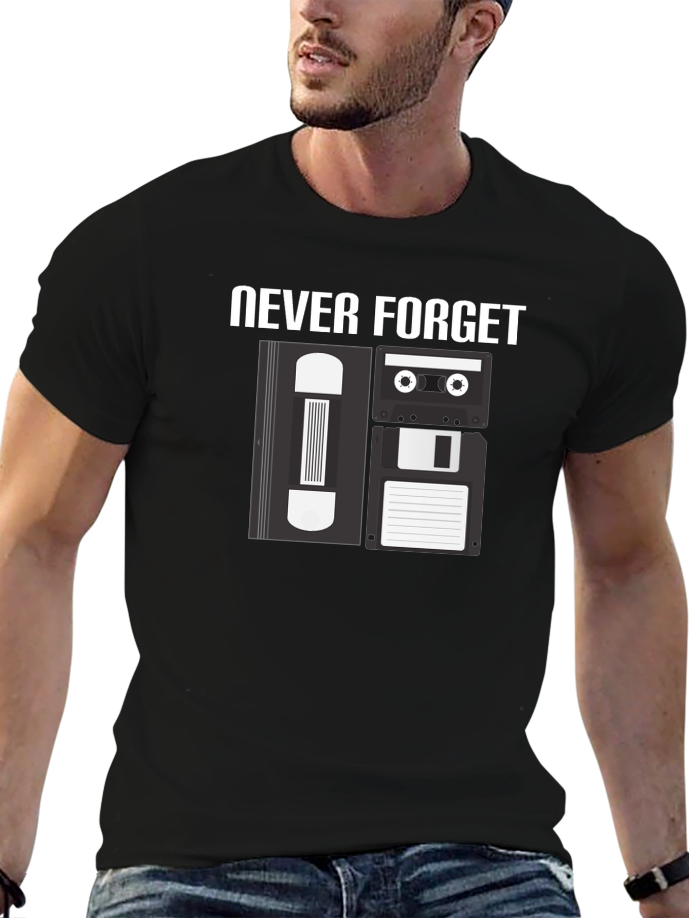 Never Forget T-Shirt - Retro Media