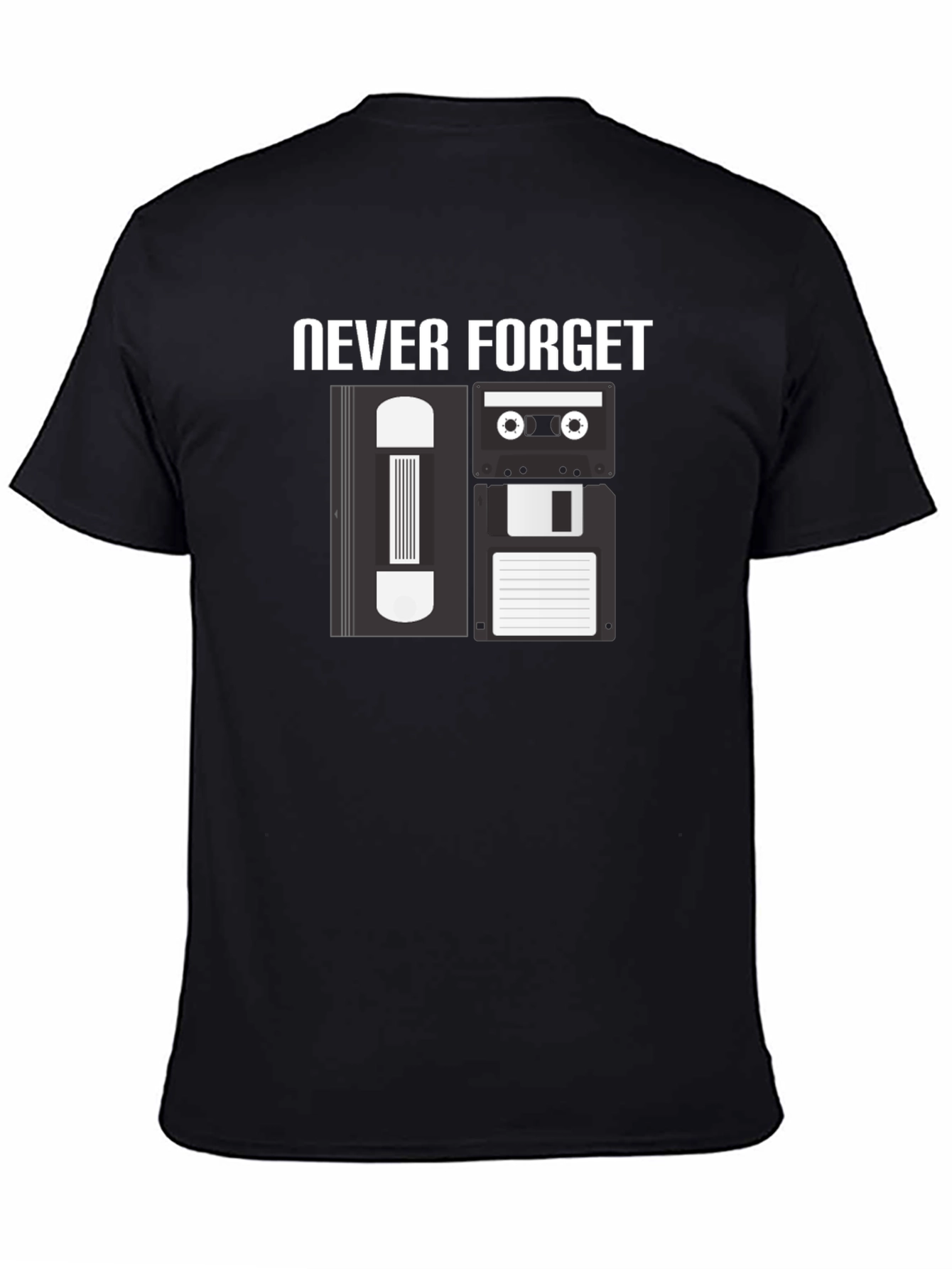 Never Forget T-Shirt - Retro Media