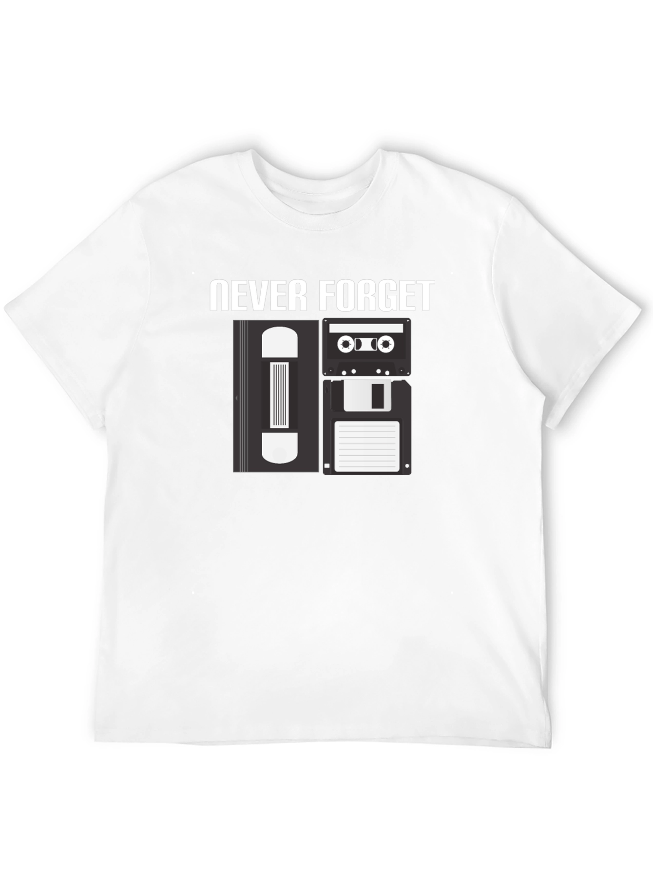 Never Forget T-Shirt - Retro Media