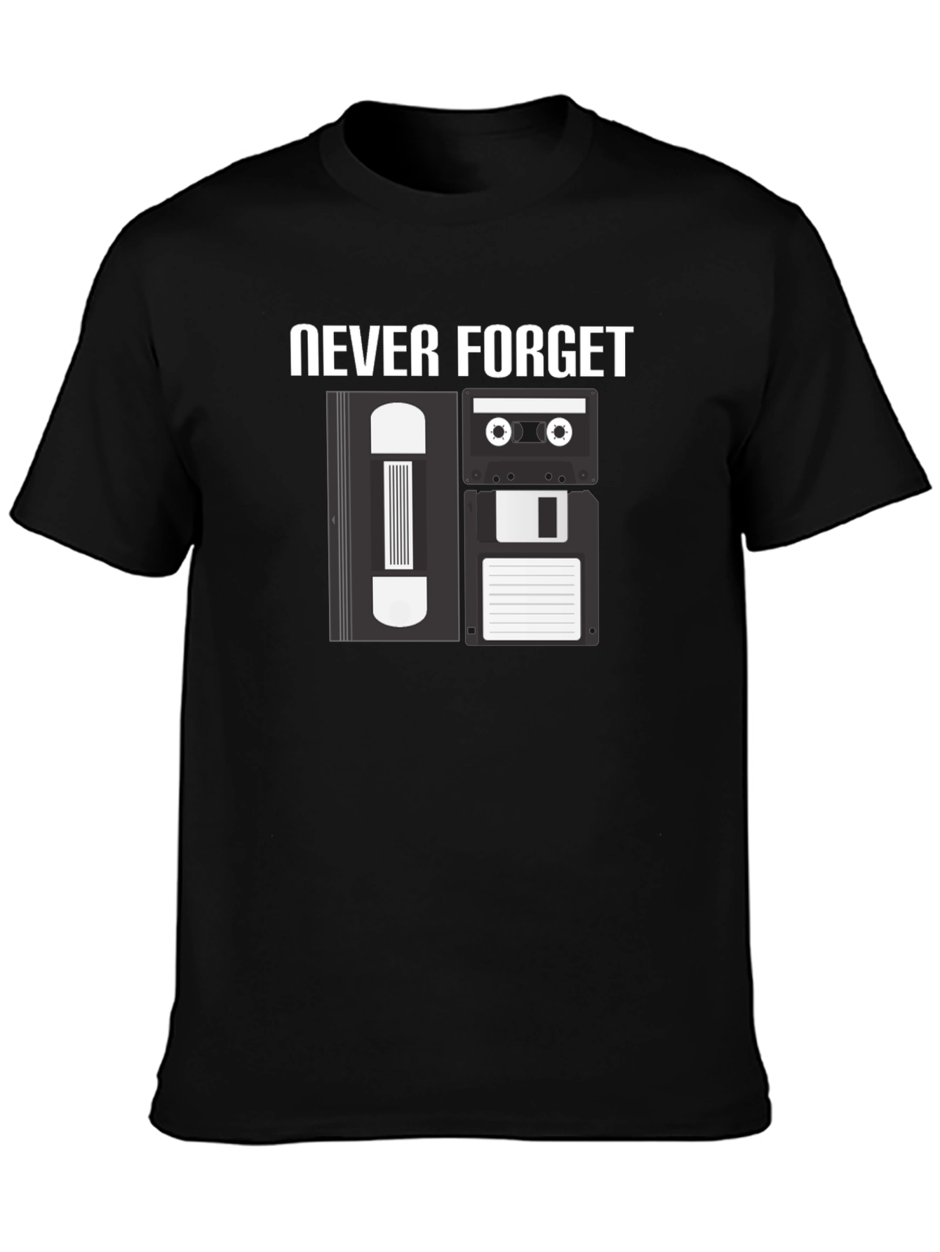 Never Forget T-Shirt - Retro Media