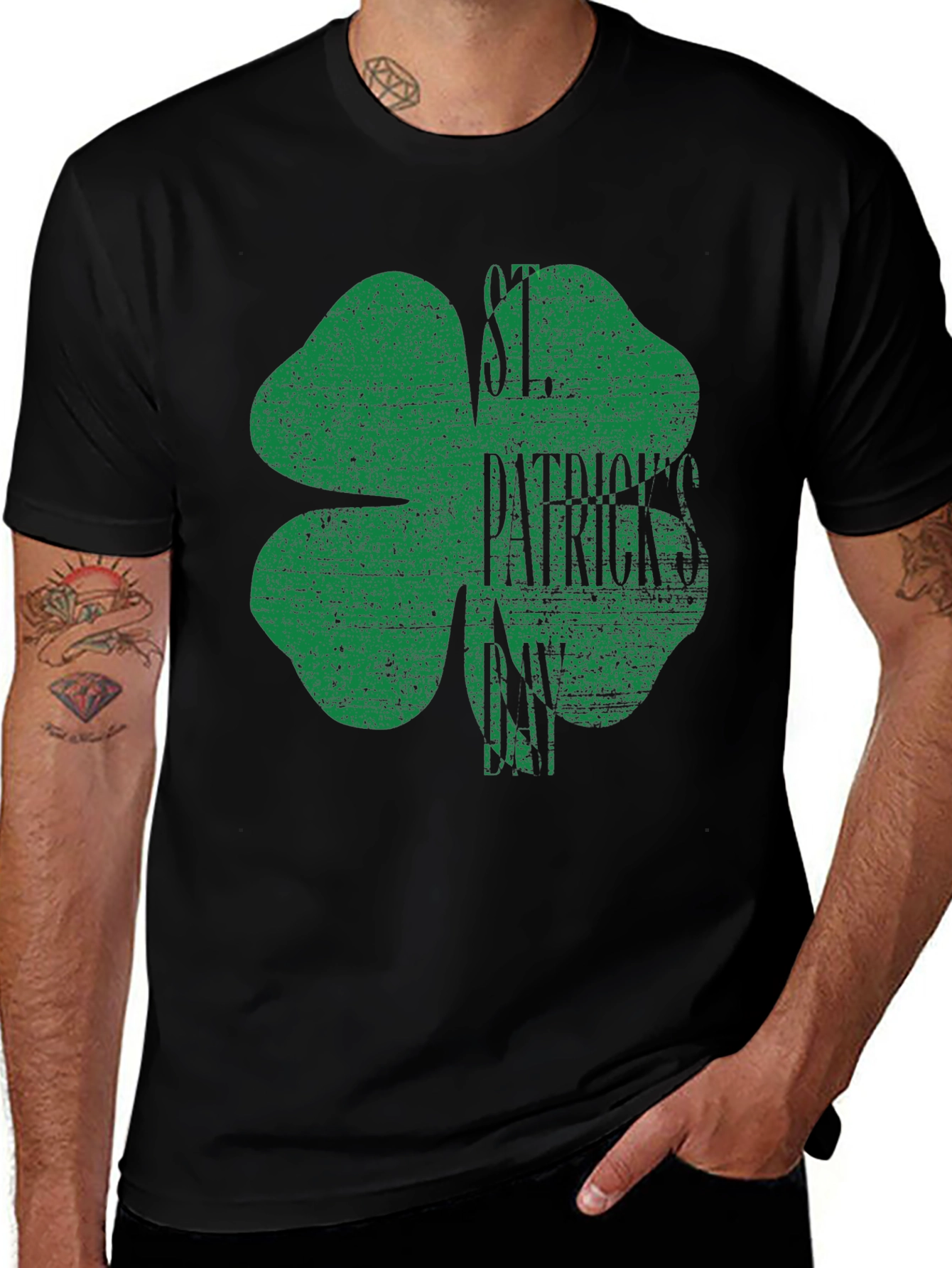 St. Patricks Day Shamrock Graphic Tee