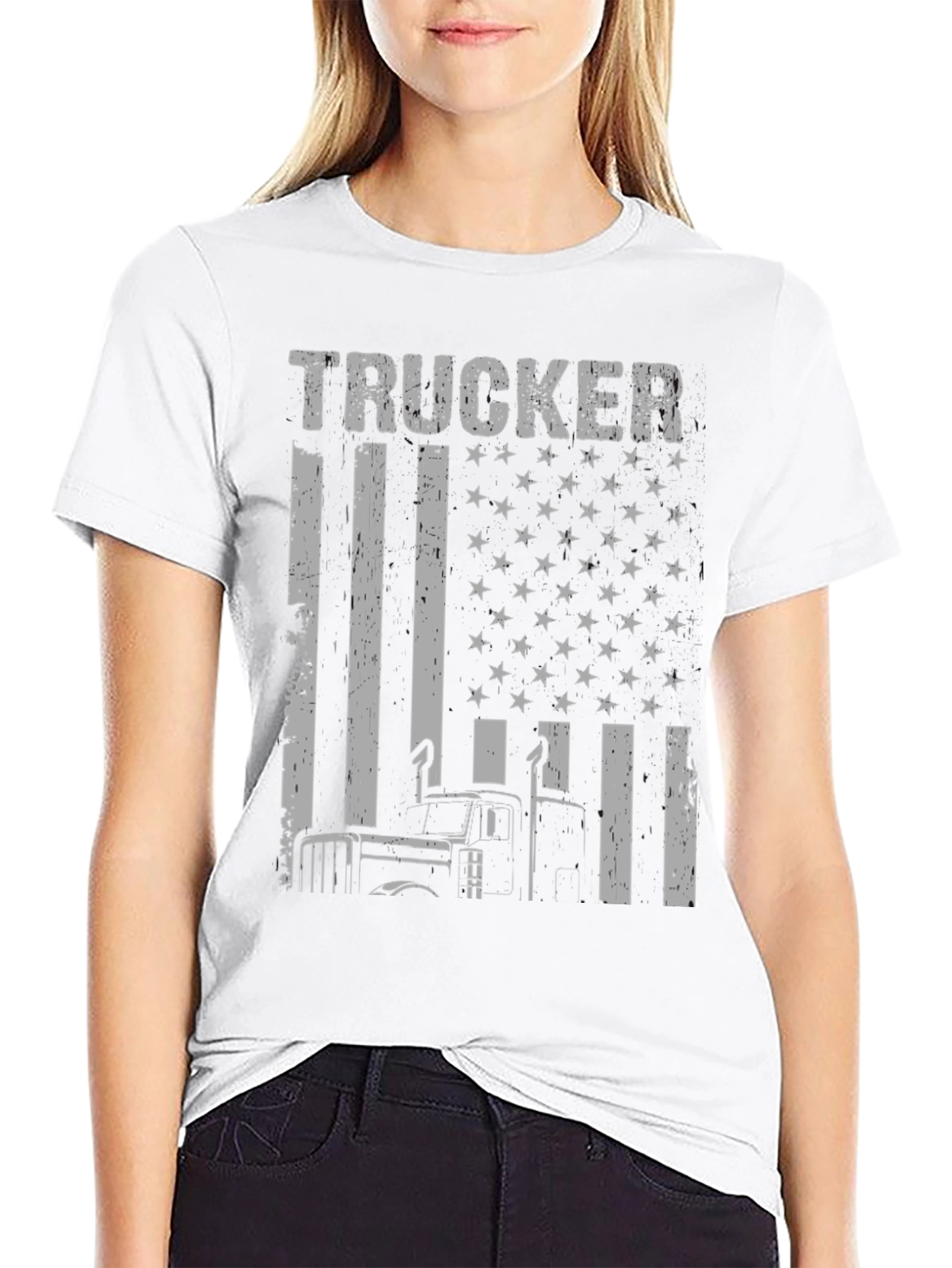 Trucker Flag Graphic Tee