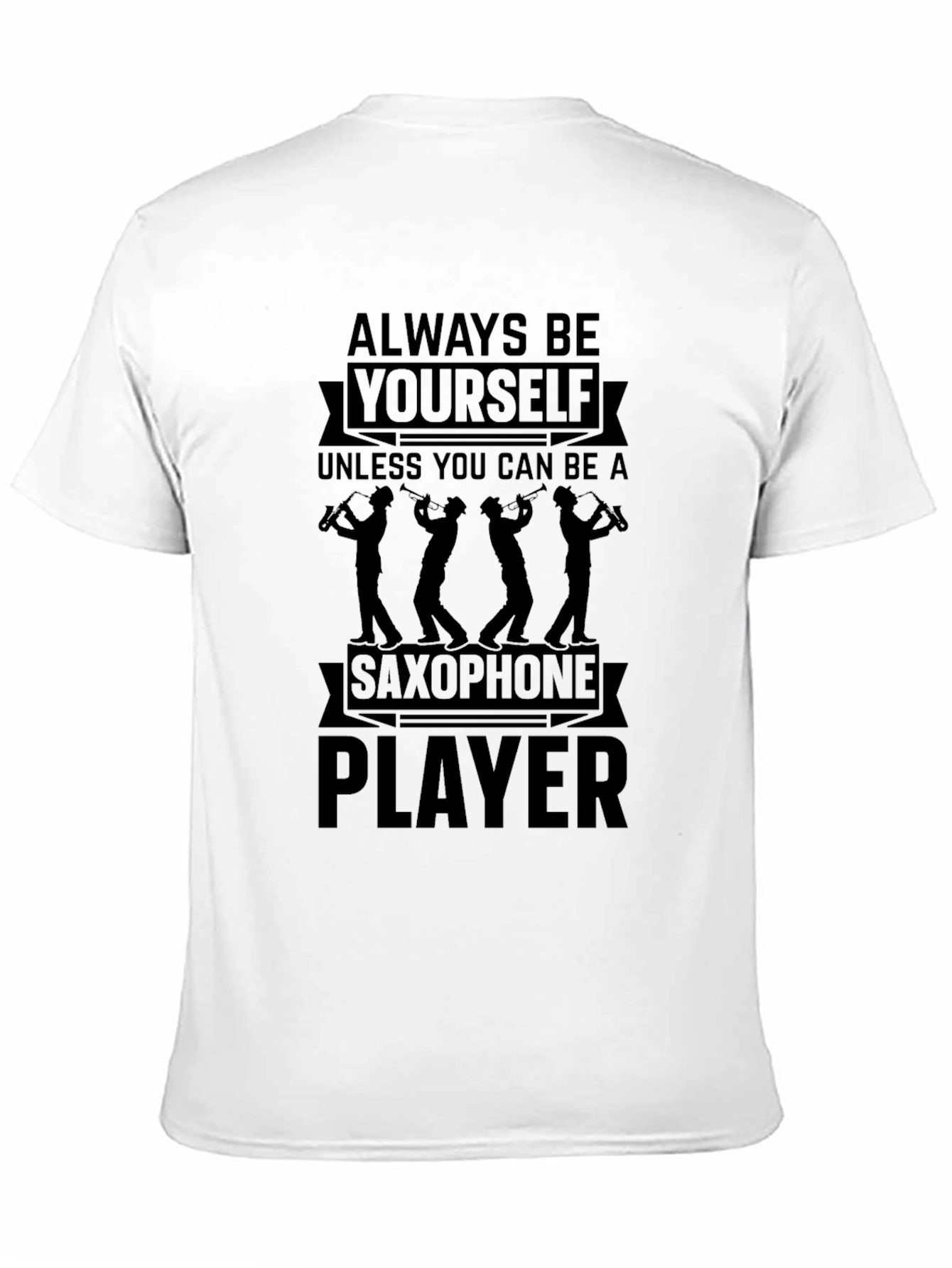 Saxophone Player Graphic Tee - Music Lover T-Shirt