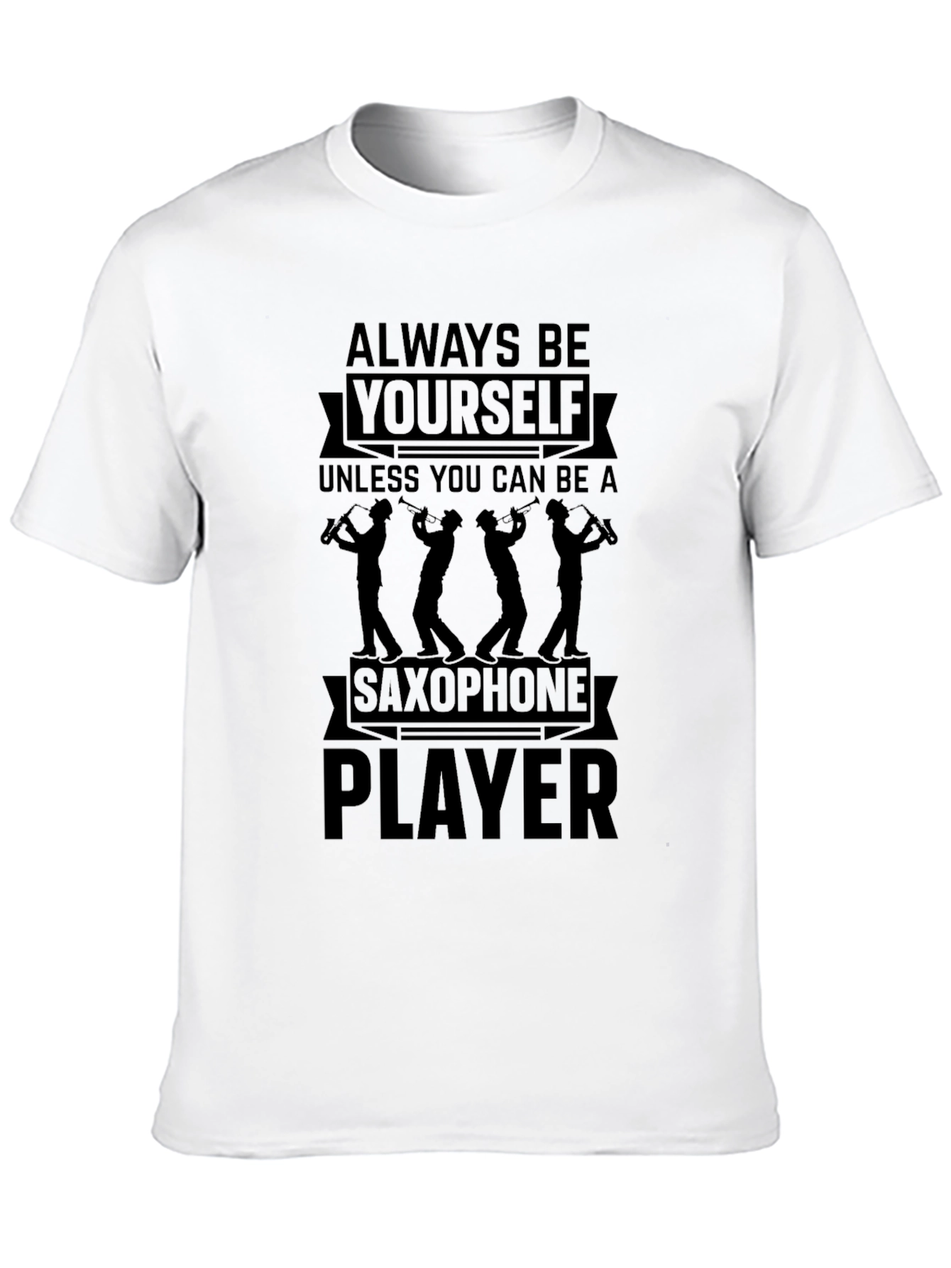 Saxophone Player Graphic Tee - Music Lover T-Shirt