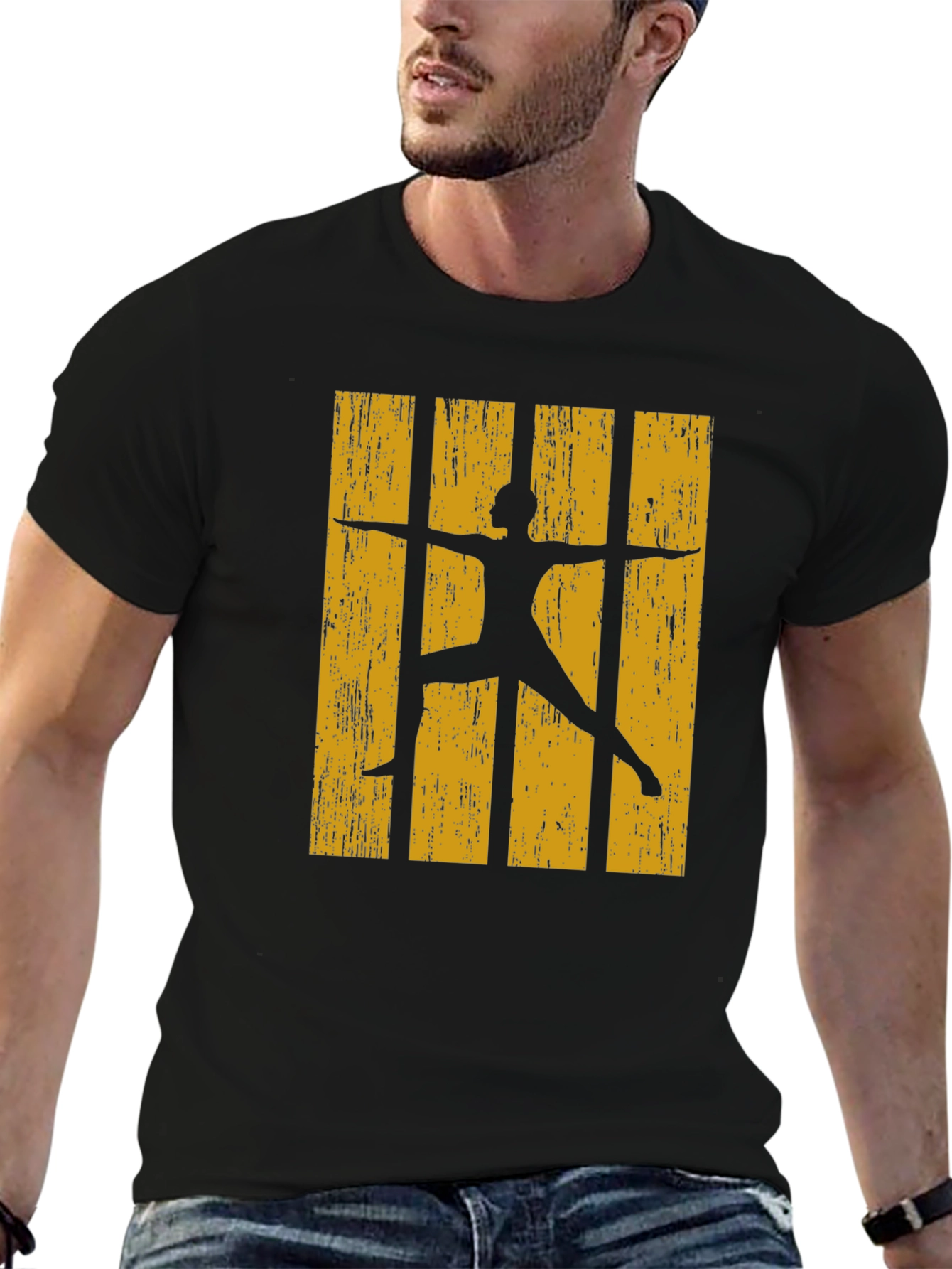 Yoga Silhouette Graphic T-Shirt