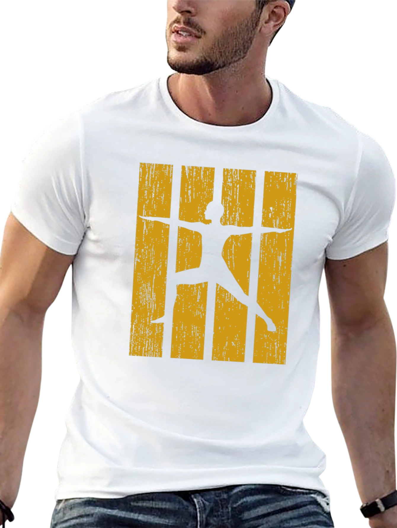Yoga Silhouette Graphic T-Shirt