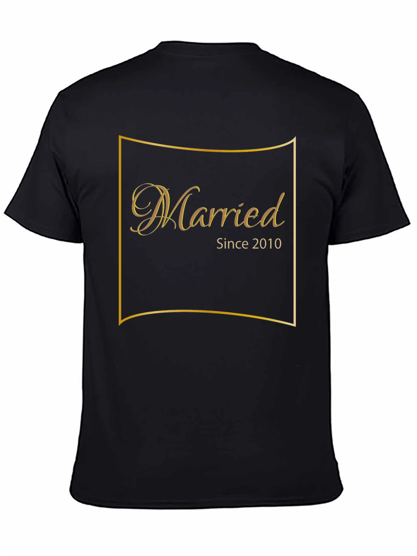 Married Since 2010 Black T-Shirt
